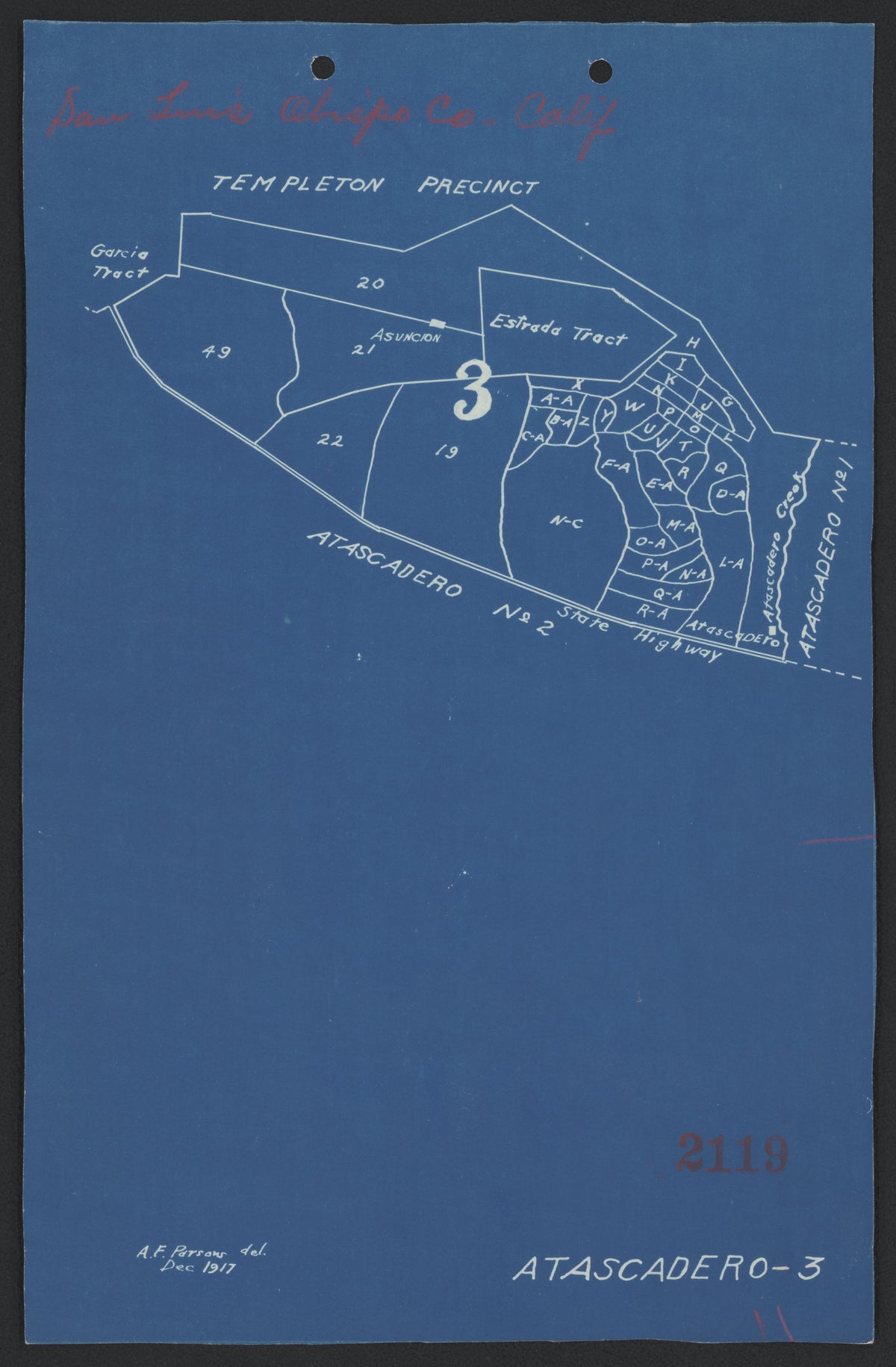 CA Drawer 190, Folder 09, Item 02 from Maps of California--counties San Luis Obispo to 1938 1850 by Relic Map Company