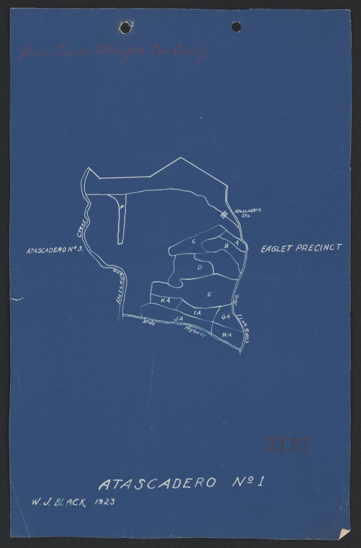 CA Drawer 190, Folder 10, Item 05 from Maps of California--counties San Luis Obispo to 1938 1850 by Relic Map Company