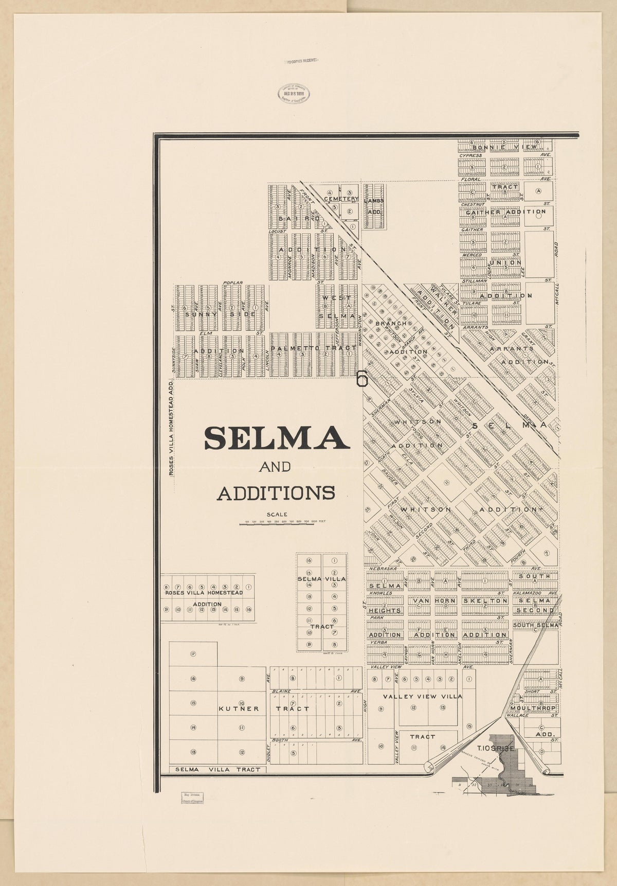 CA Drawer 133, Folder 09, Item 01 from Maps of California--counties Fresno to 1913 1856 by Relic Map Company