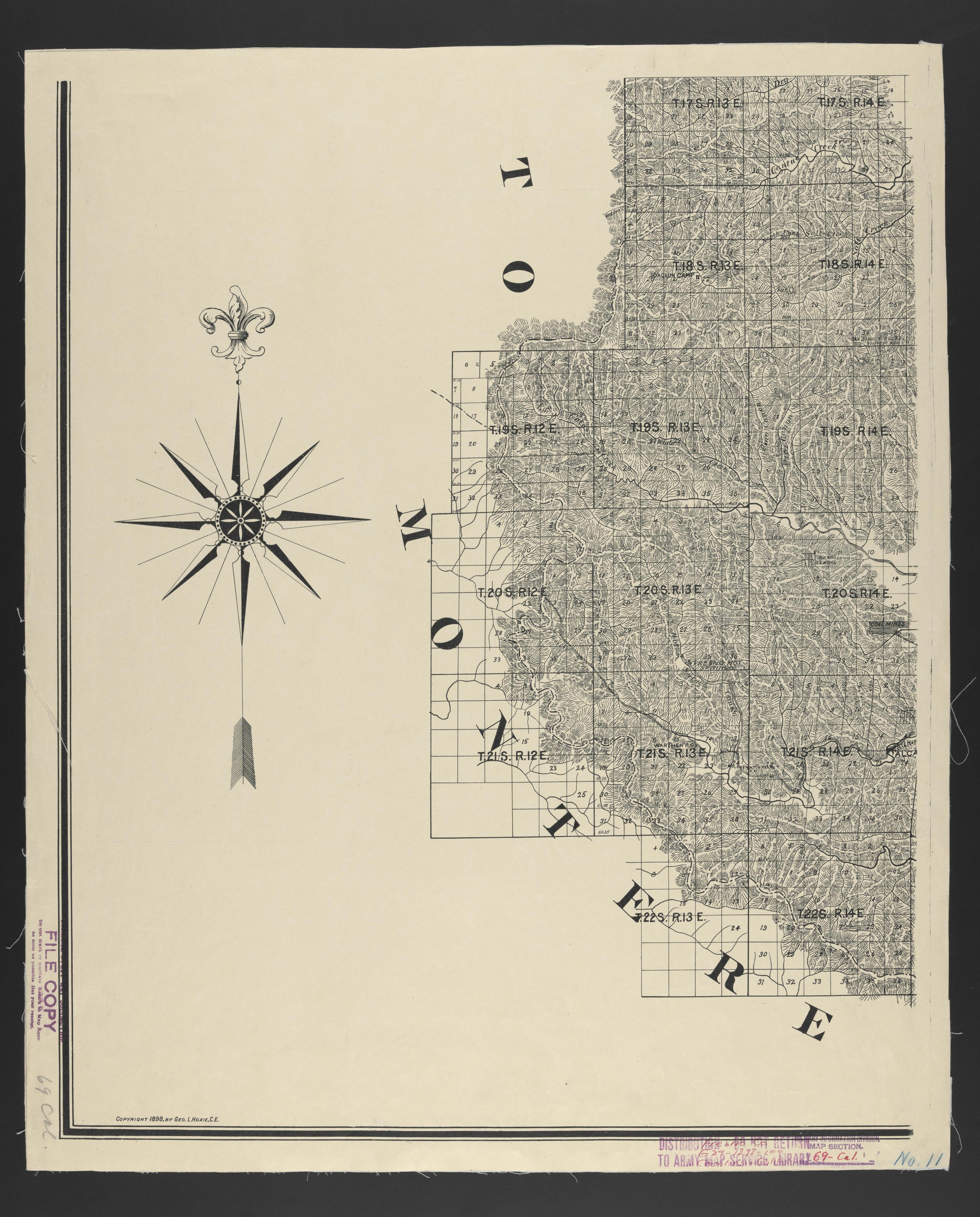 CA Drawer 133, Folder 05, Item 04 from Maps of California--counties Fresno to 1913 1856 by Relic Map Company