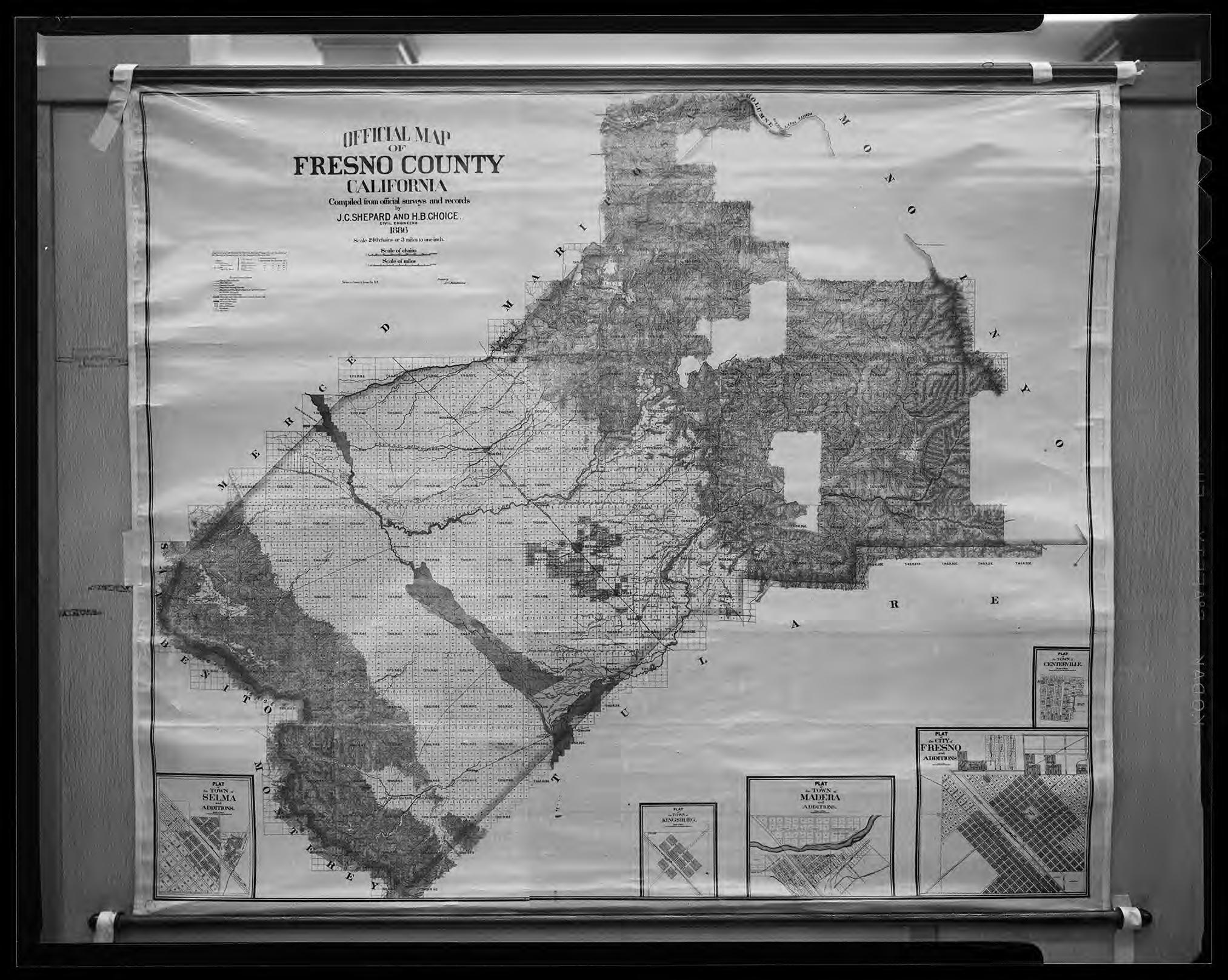 CA Drawer 133, Folder 03, Item 02 from Maps of California--counties Fresno to 1913 1856 by Relic Map Company