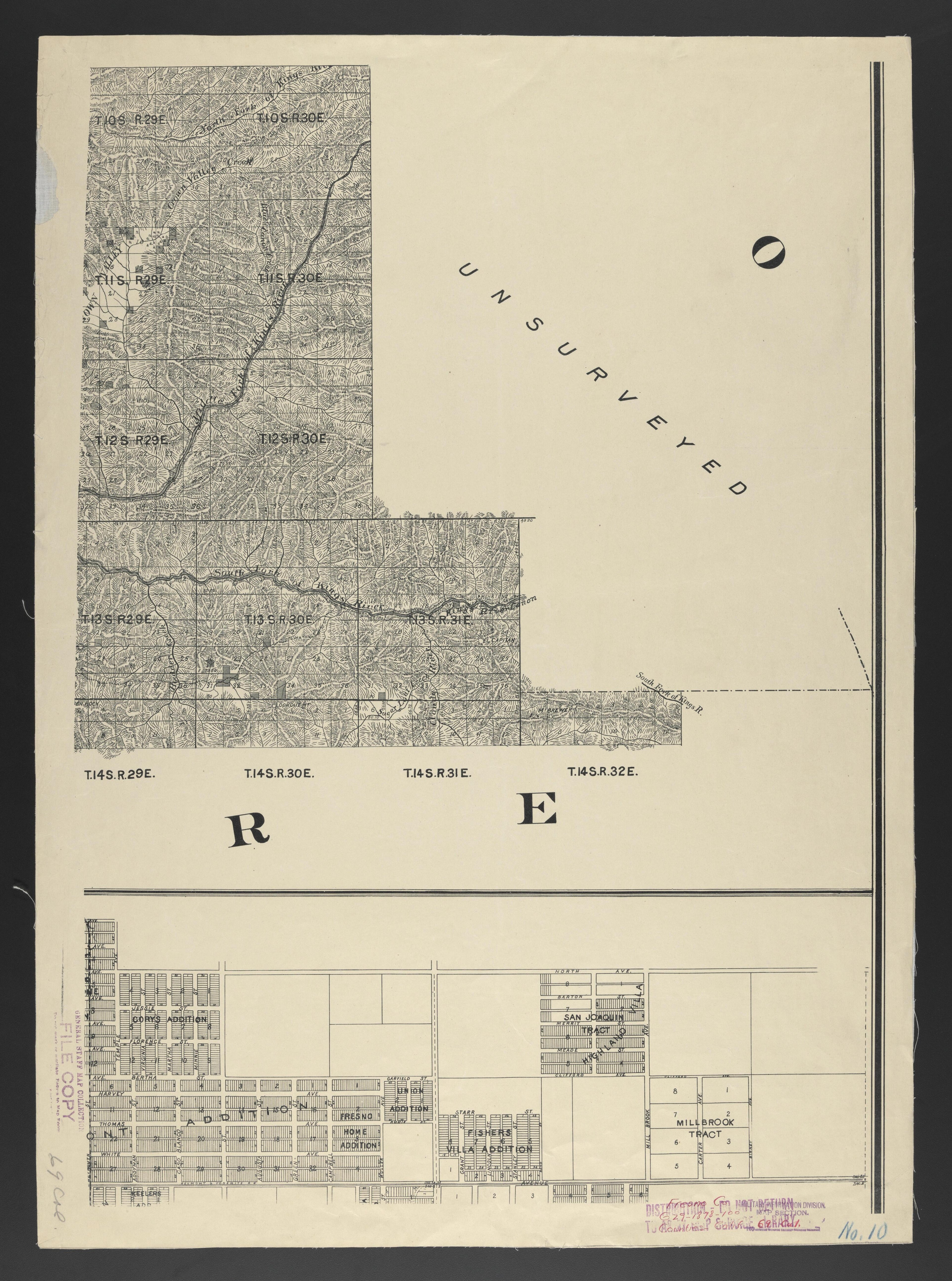 This old map of California, Fresno County, was created by in 1856
