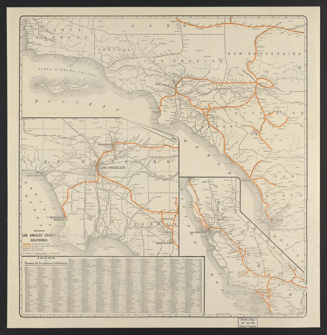 This old map of California, Los Angeles County, was created by in 1911