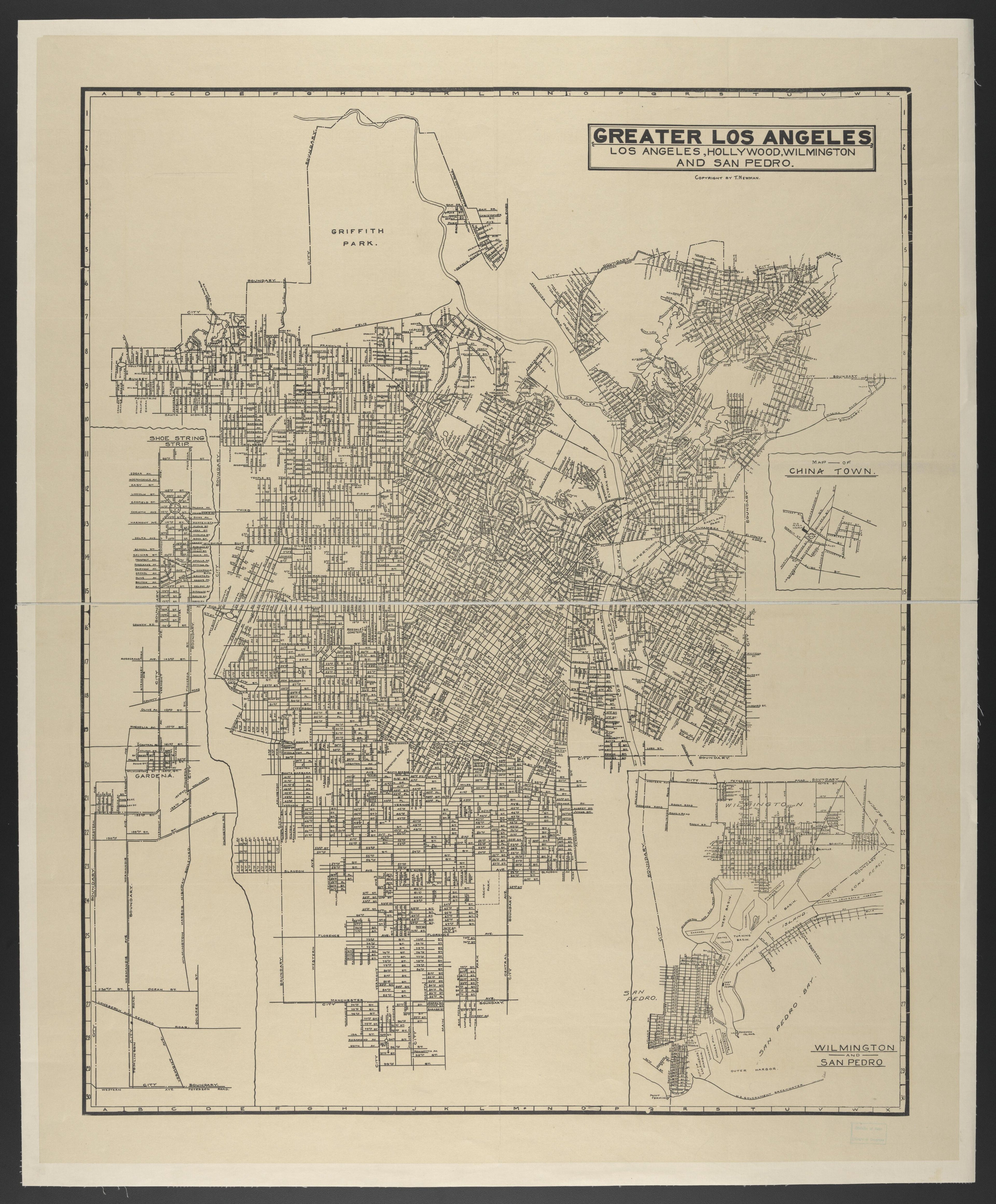 This old map of California, Los Angeles County, was created by in 1911
