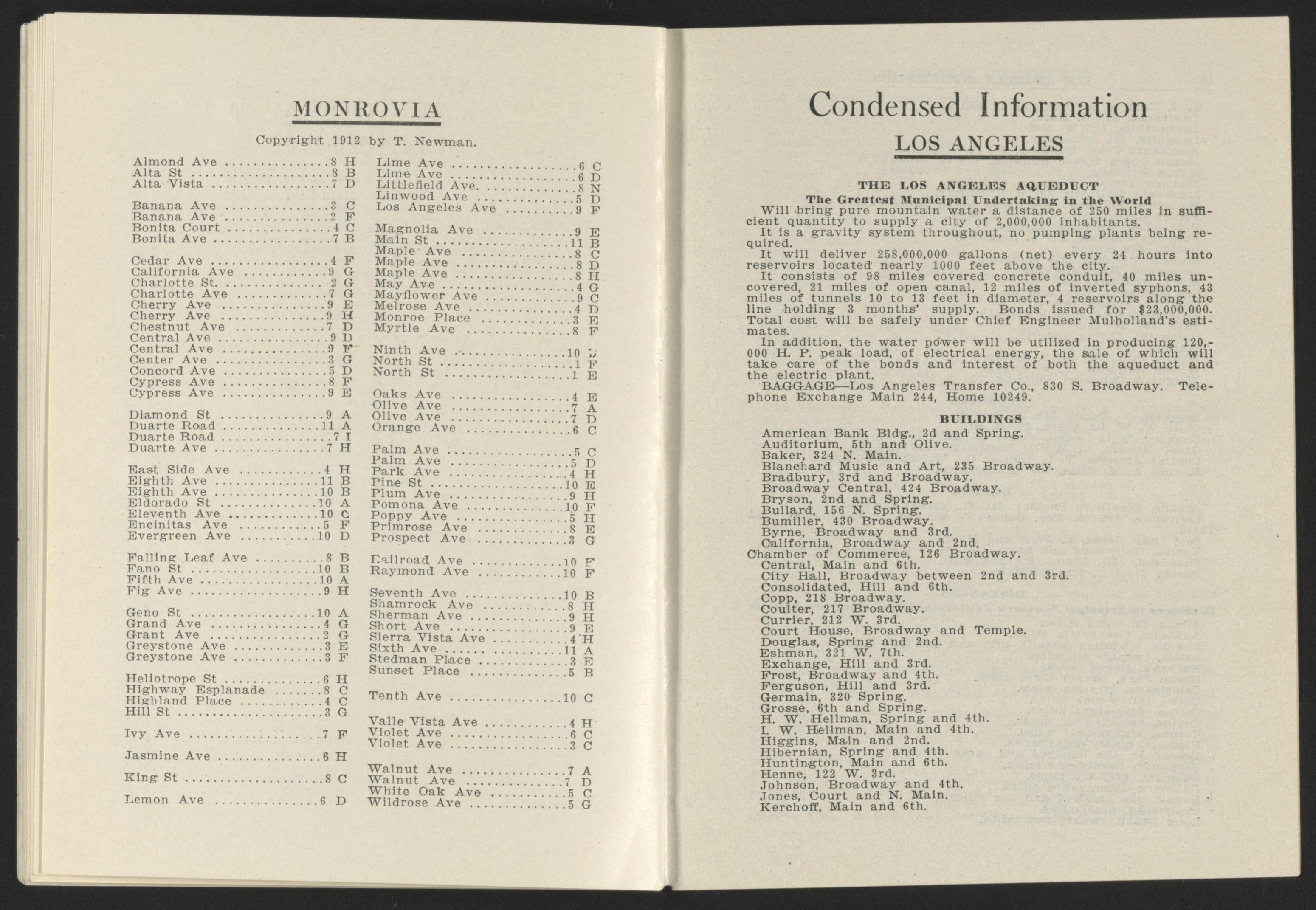 CA Drawer 152, Folder 05, Item 06 (Part 25) from Maps of California--counties Los Angeles 1911-1922 by Relic Map Company