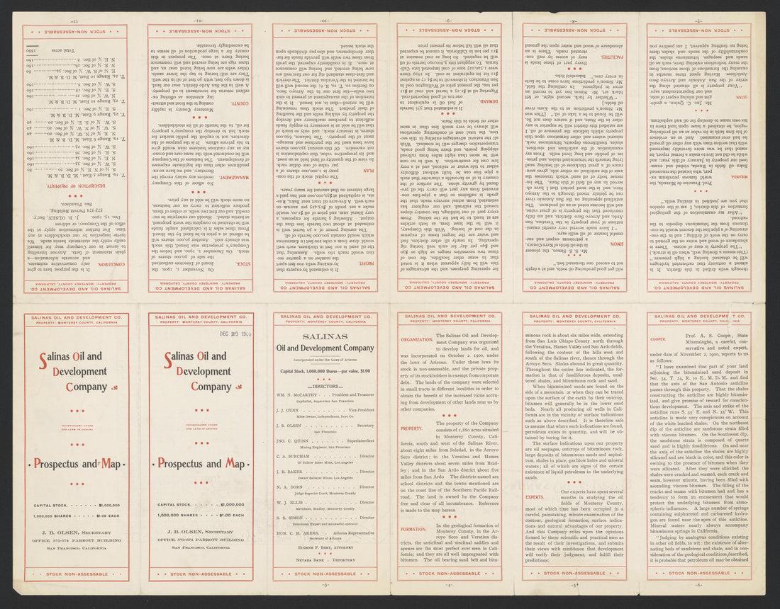 This old map of California, Monterrey County, was created by in 1850