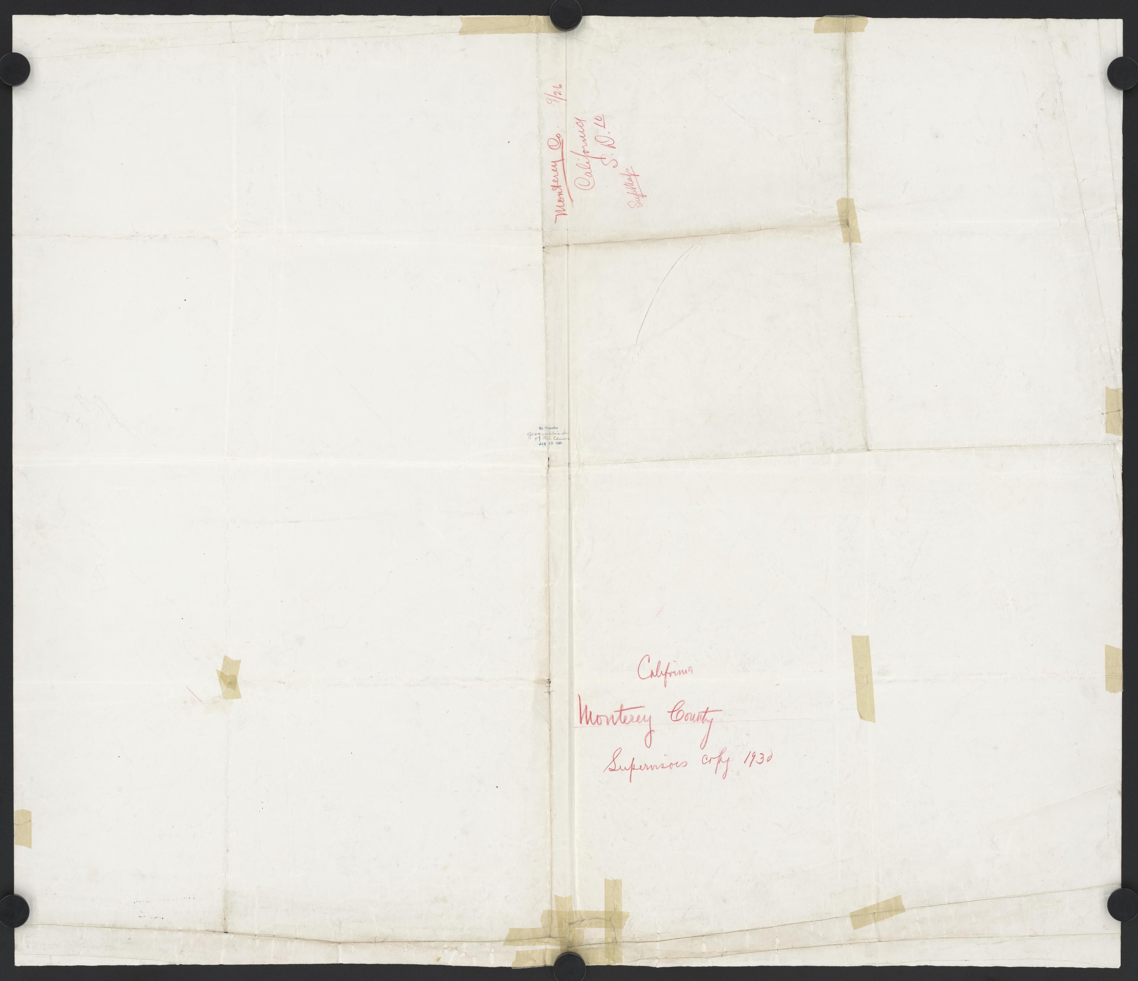 This old map of California, Monterrey County, was created by in 1850