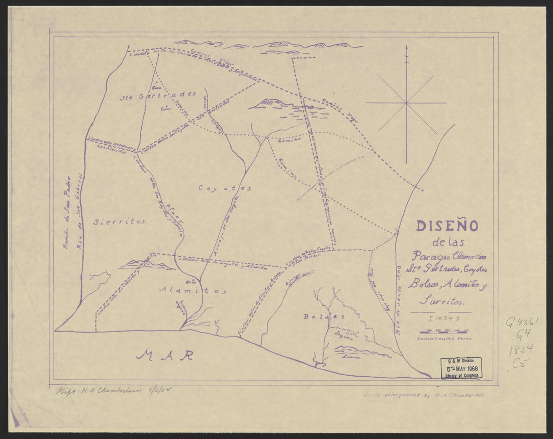 This old map of California, Los Angeles County, was created by in 1850