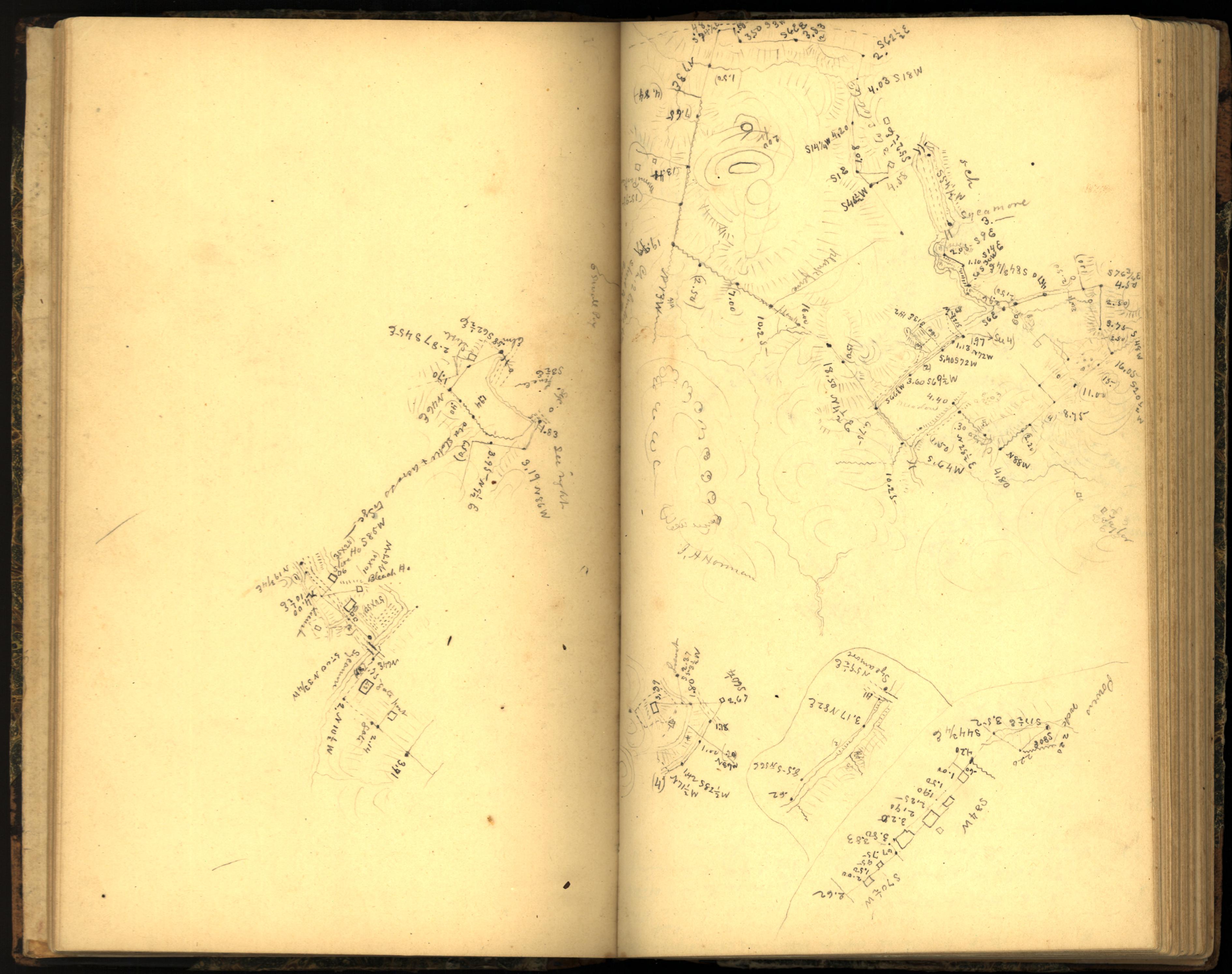 Image 112 of Sketch Book of Jed. Hotchkiss, Capt. & Top. Eng., Hd. Qrs., 2nd Corps, Army of N. Virginia : Virginia from Sketch Book of Jed. Hotchkiss, Capt. & Top. Eng., Hd. Qrs., 2nd Corps, Army of N. Virginia : Virginia 1862 by Relic Map Company