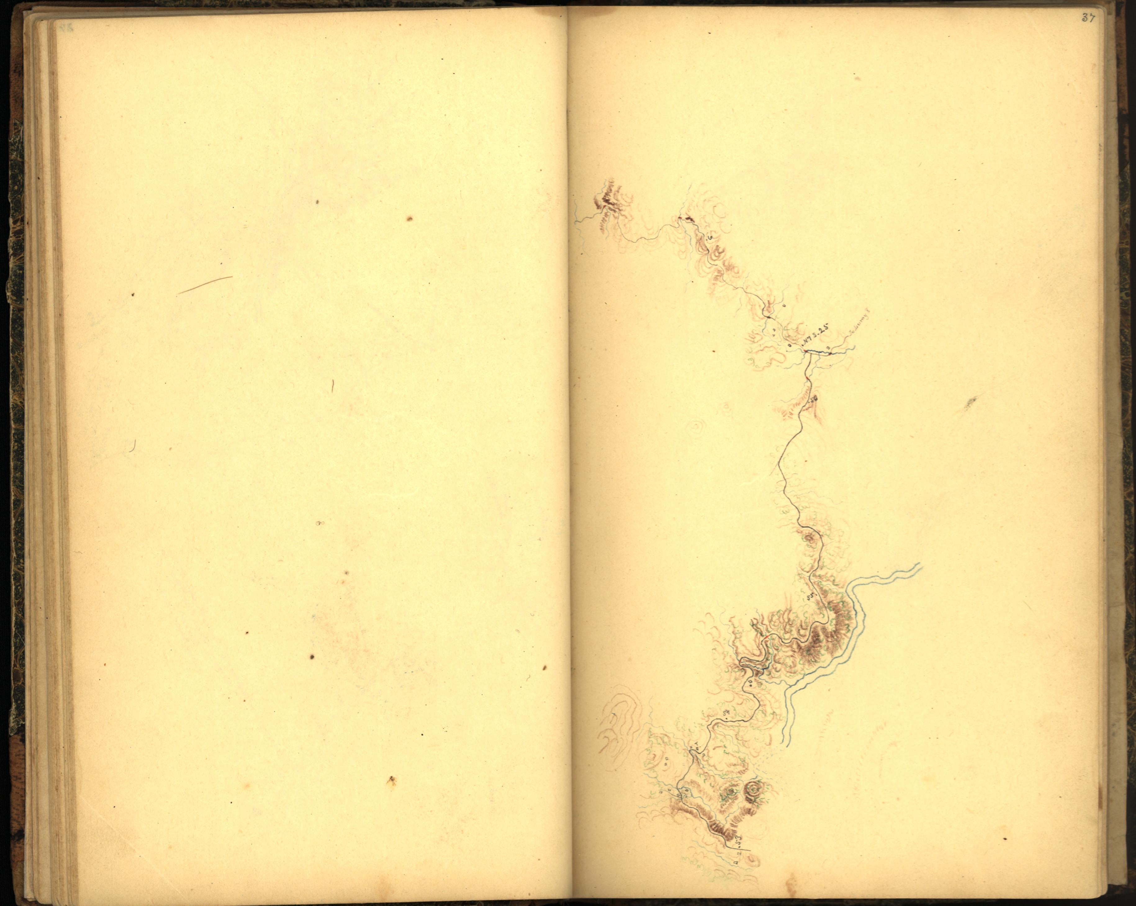 Image 46 of Sketch Book of Jed. Hotchkiss, Capt. & Top. Eng., Hd. Qrs., 2nd Corps, Army of N. Virginia : Virginia from Sketch Book of Jed. Hotchkiss, Capt. & Top. Eng., Hd. Qrs., 2nd Corps, Army of N. Virginia : Virginia 1862 by Relic Map Company