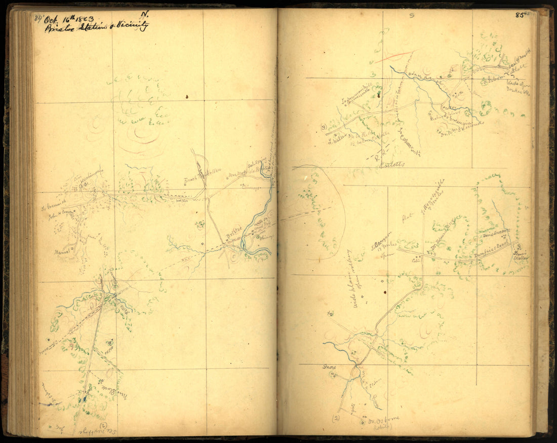 This old map of Maryland, Montgomery County, , Virginia was created by Hotchkiss, Jedediah in 1862