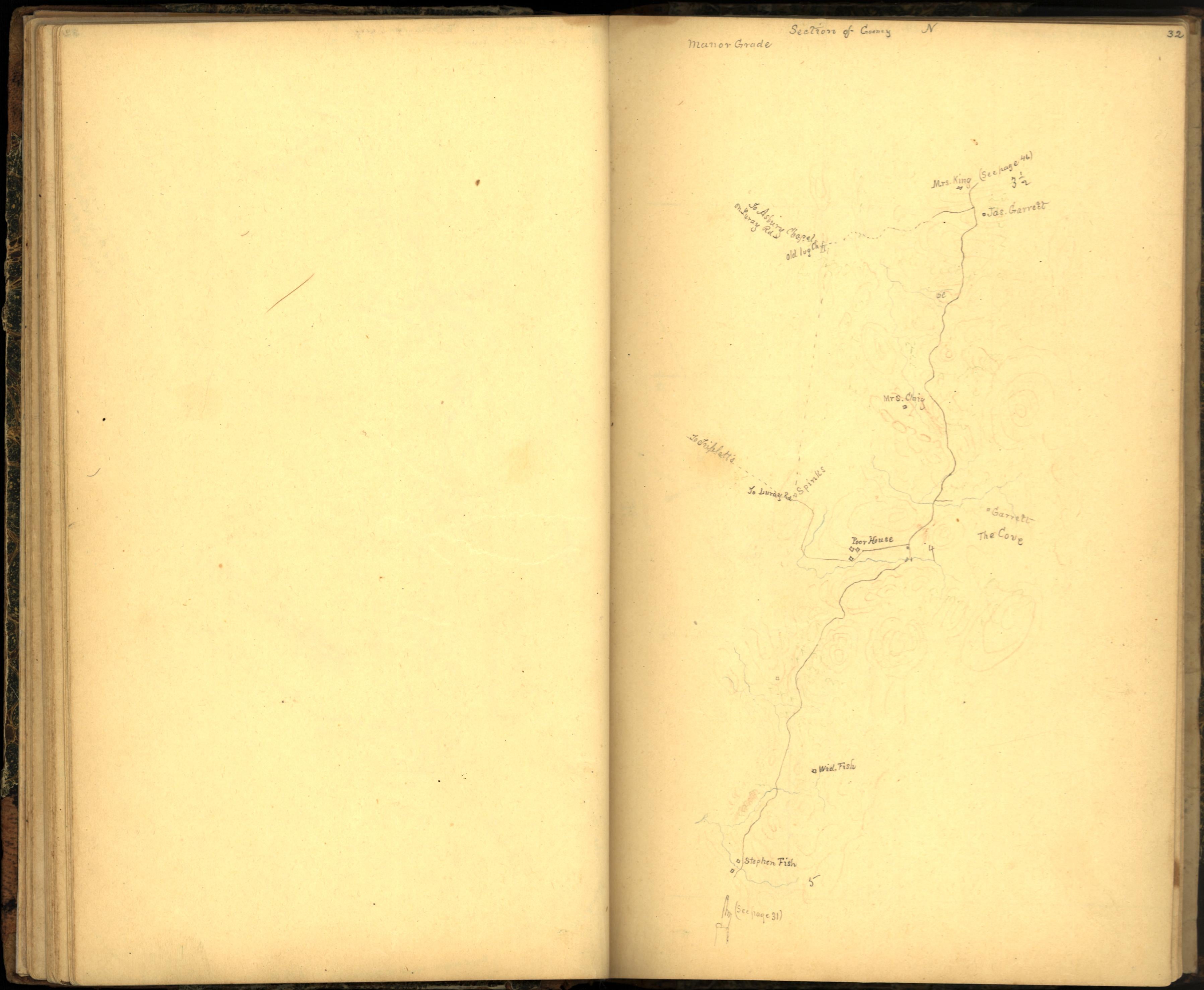 Image 41 of Sketch Book of Jed. Hotchkiss, Capt. & Top. Eng., Hd. Qrs., 2nd Corps, Army of N. Virginia : Virginia from Sketch Book of Jed. Hotchkiss, Capt. & Top. Eng., Hd. Qrs., 2nd Corps, Army of N. Virginia : Virginia 1862 by Relic Map Company