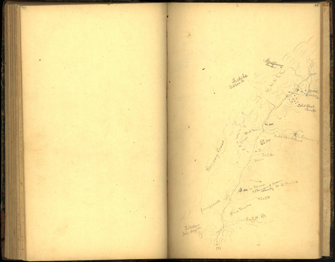 This old map of Maryland, Montgomery County, , Virginia was created by Hotchkiss, Jedediah in 1862