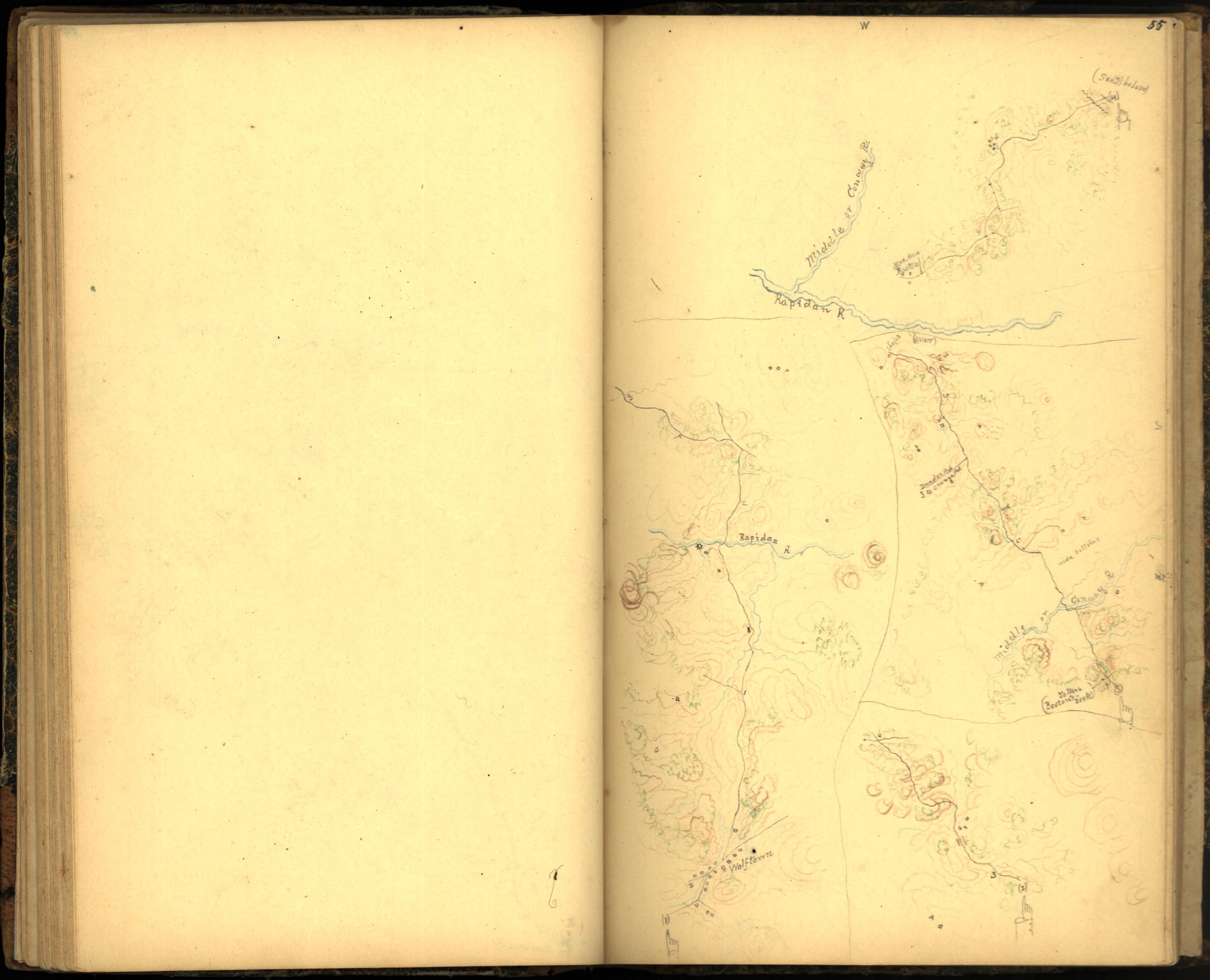 This old map of Maryland, Montgomery County, , Virginia was created by Hotchkiss, Jedediah in 1862