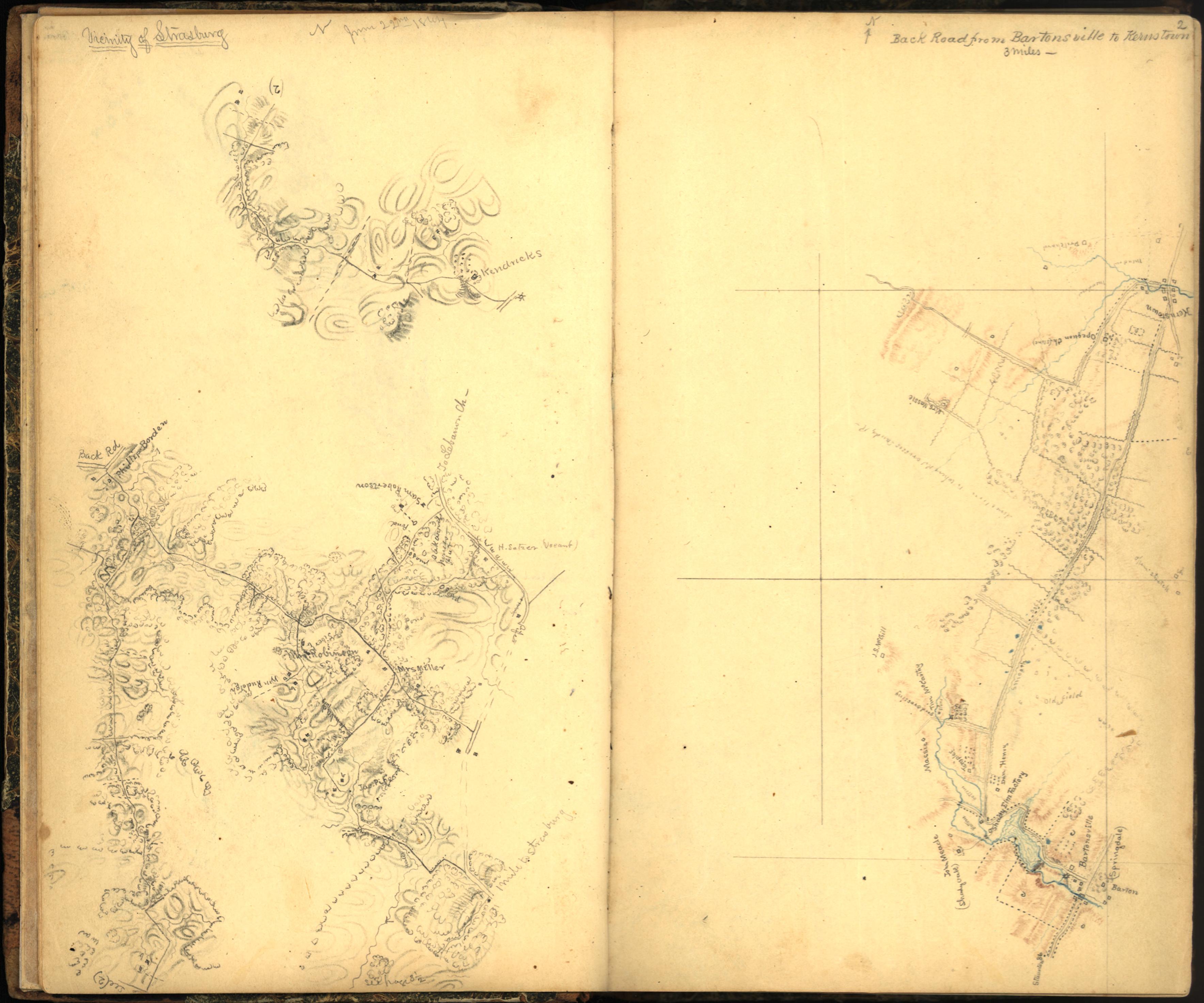 This old map of Maryland, Montgomery County, , Virginia was created by Hotchkiss, Jedediah in 1862