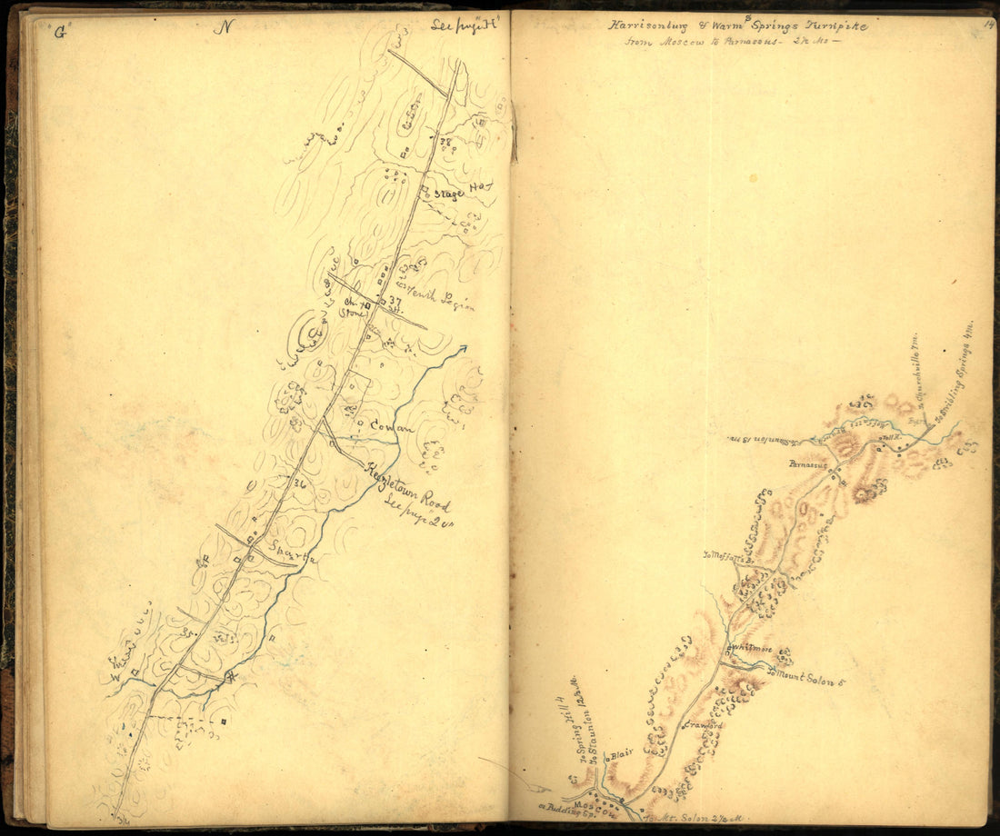This old map of Maryland, Montgomery County, , Virginia was created by Hotchkiss, Jedediah in 1862