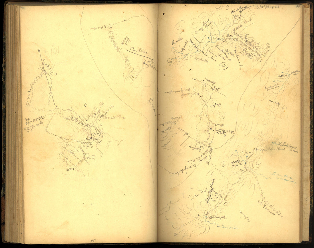 This old map of Maryland, Montgomery County, , Virginia was created by Hotchkiss, Jedediah in 1862