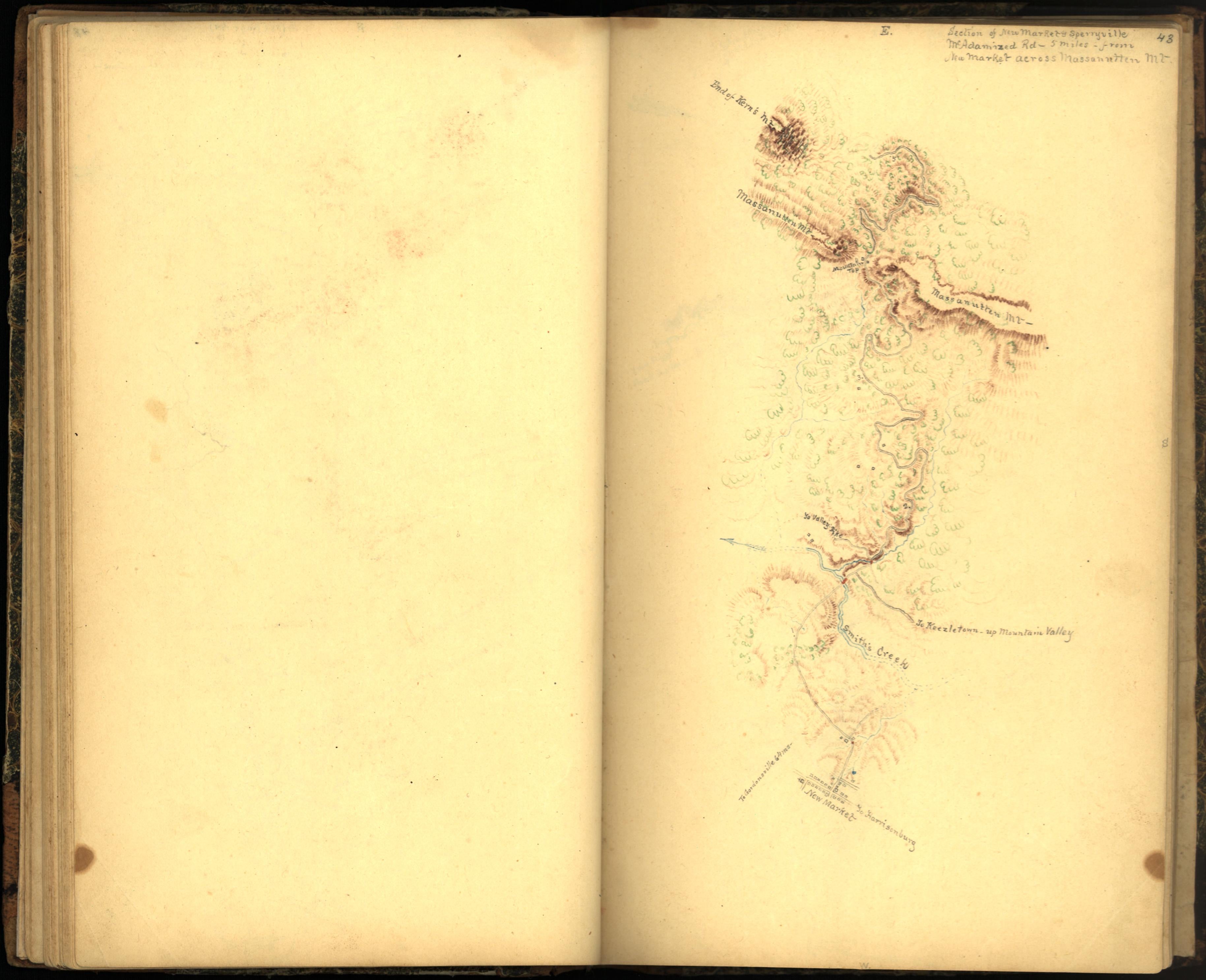 This old map of Maryland, Montgomery County, , Virginia was created by Hotchkiss, Jedediah in 1862