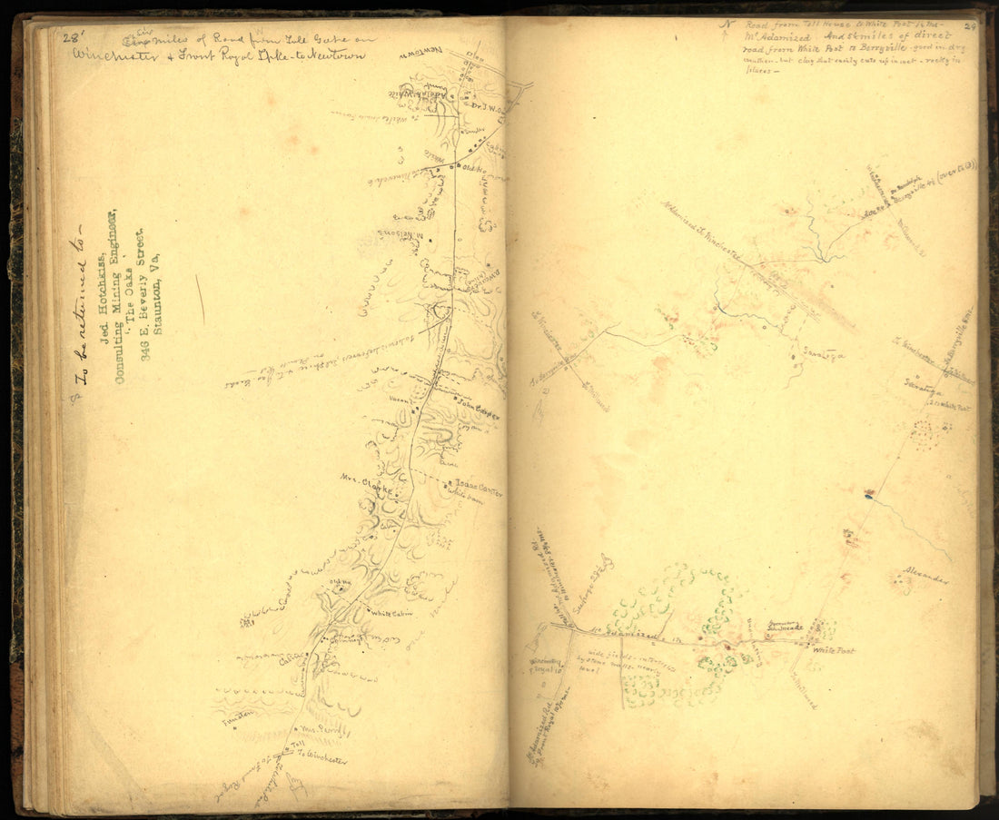 This old map of Maryland, Montgomery County, , Virginia was created by Hotchkiss, Jedediah in 1862