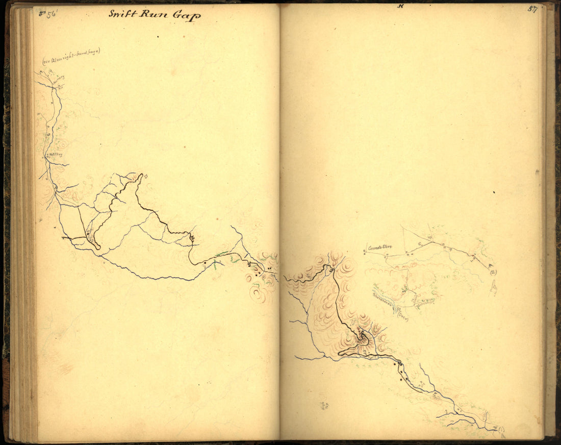 This old map of Maryland, Montgomery County, , Virginia was created by Hotchkiss, Jedediah in 1862