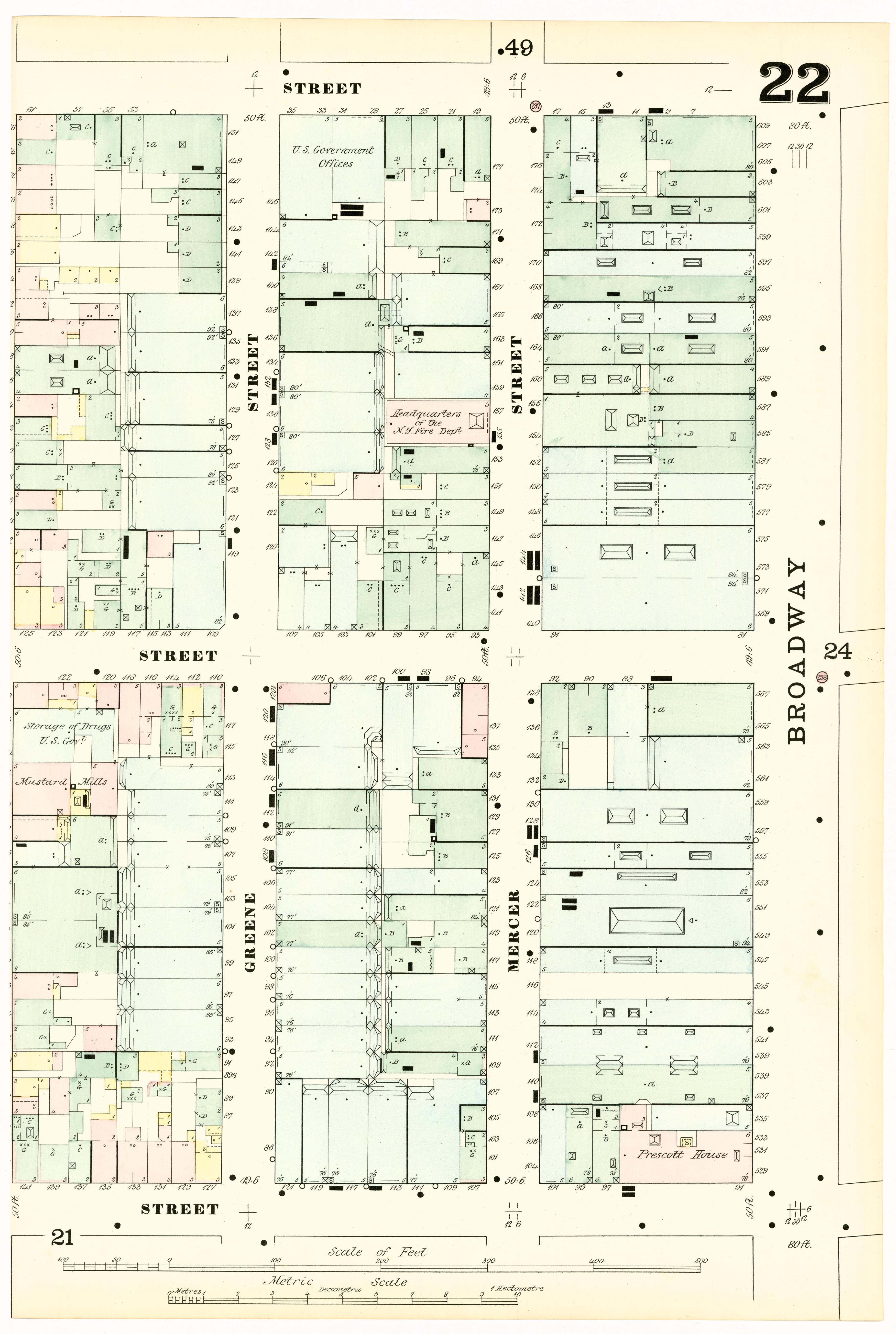 Image 46 of Insurance Maps of the City of New York from Insurance Maps of the City of New York 1879 by Relic Map Company