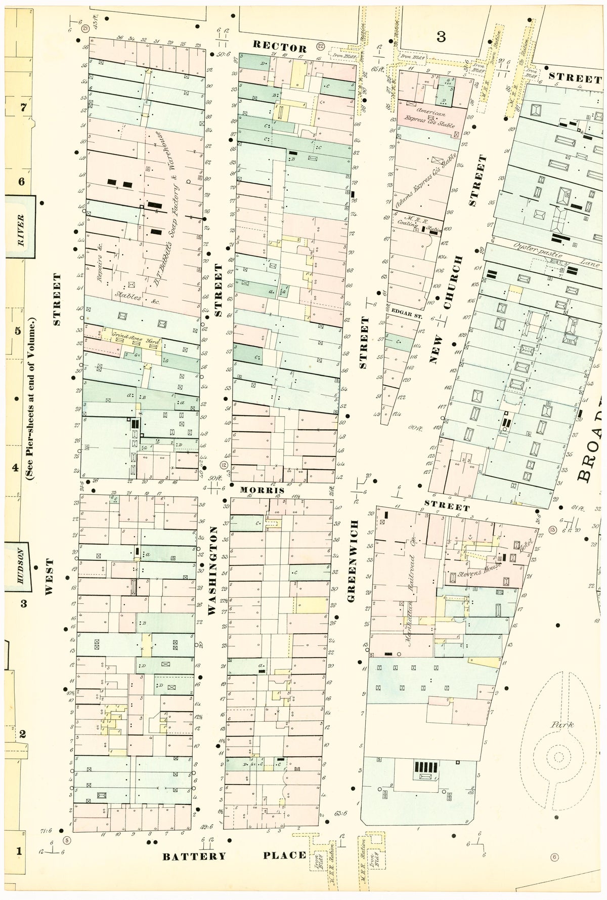 Image 5 of Insurance Maps of the City of New York from Insurance Maps of the City of New York 1879 by Relic Map Company