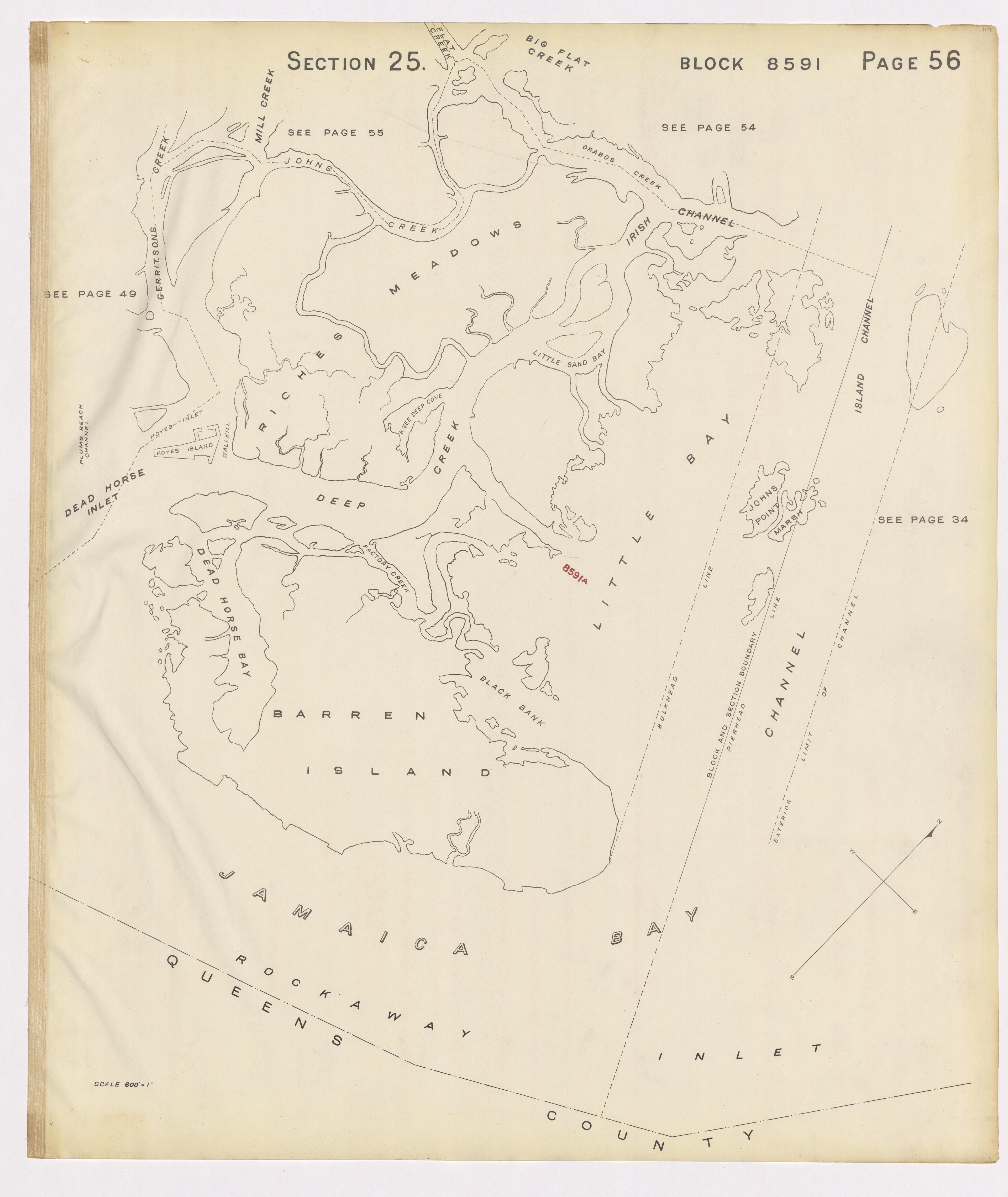 Image 60 of the Land Map of the County of Kings, State of New York 1911 to 1920, Inclusive from the Land Map of the County of Kings, State of New York 1911 to 1920, Inclusive 1910 by Relic Map Company