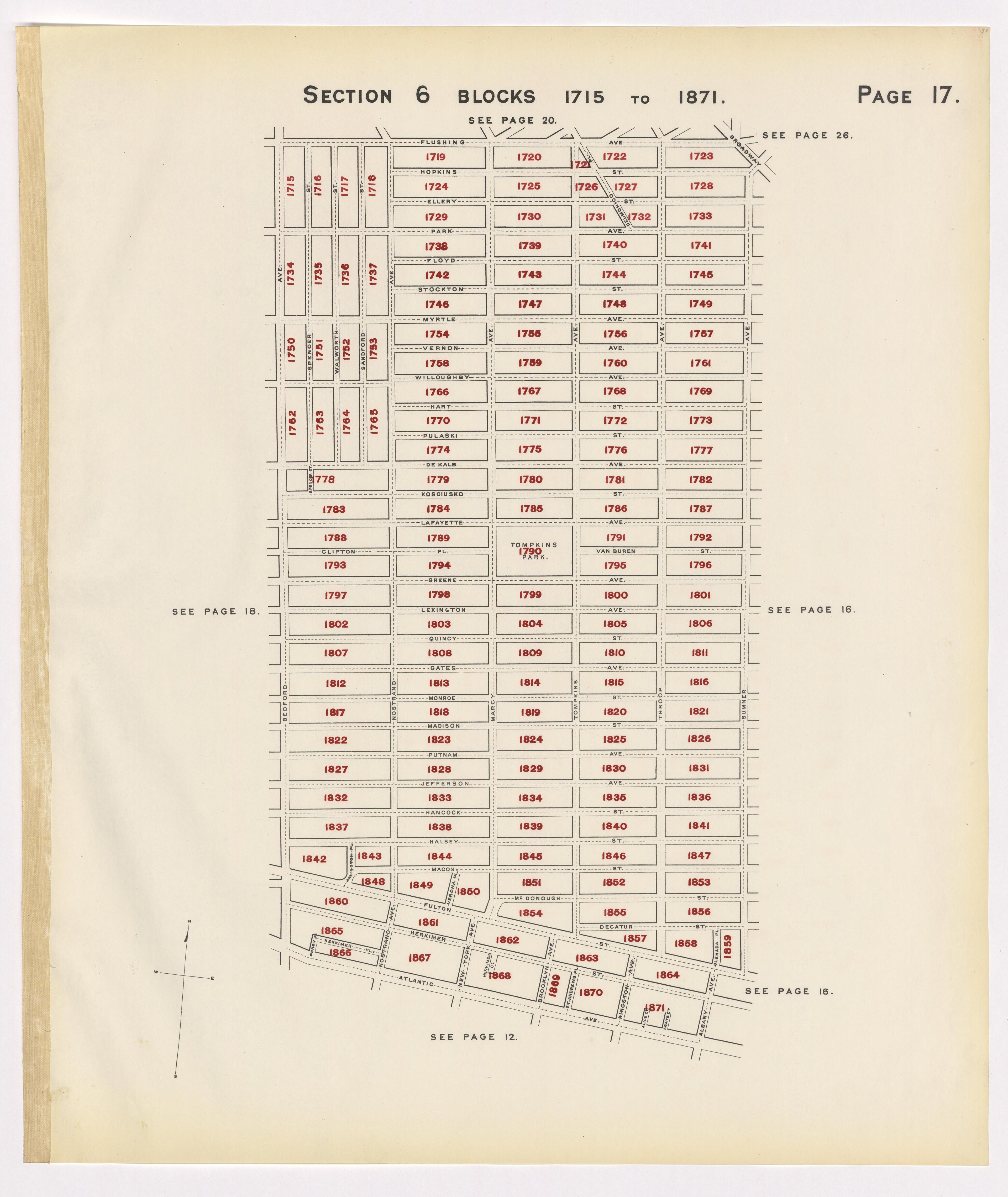 Image 21 of the Land Map of the County of Kings, State of New York 1911 to 1920, Inclusive from the Land Map of the County of Kings, State of New York 1911 to 1920, Inclusive 1910 by Relic Map Company