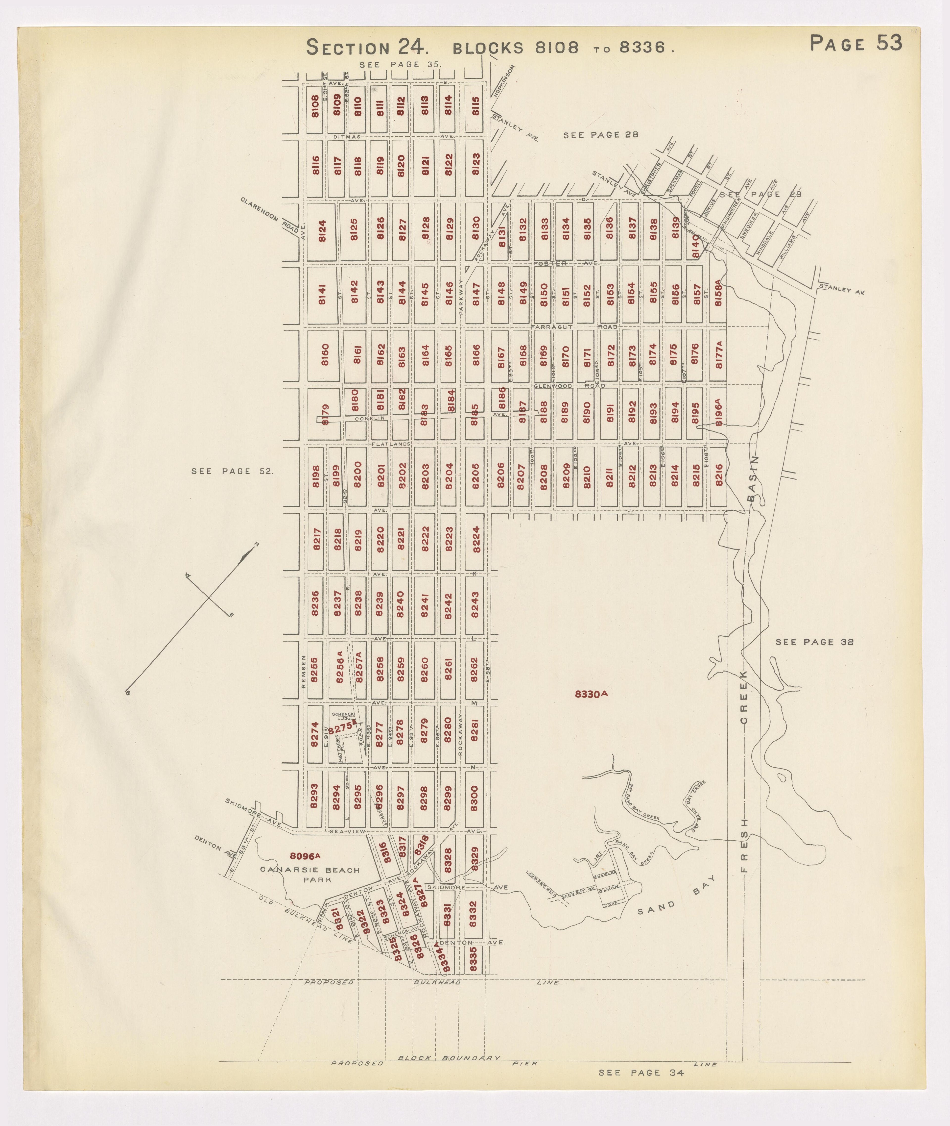 Image 57 of the Land Map of the County of Kings, State of New York 1911 to 1920, Inclusive from the Land Map of the County of Kings, State of New York 1911 to 1920, Inclusive 1910 by Relic Map Company