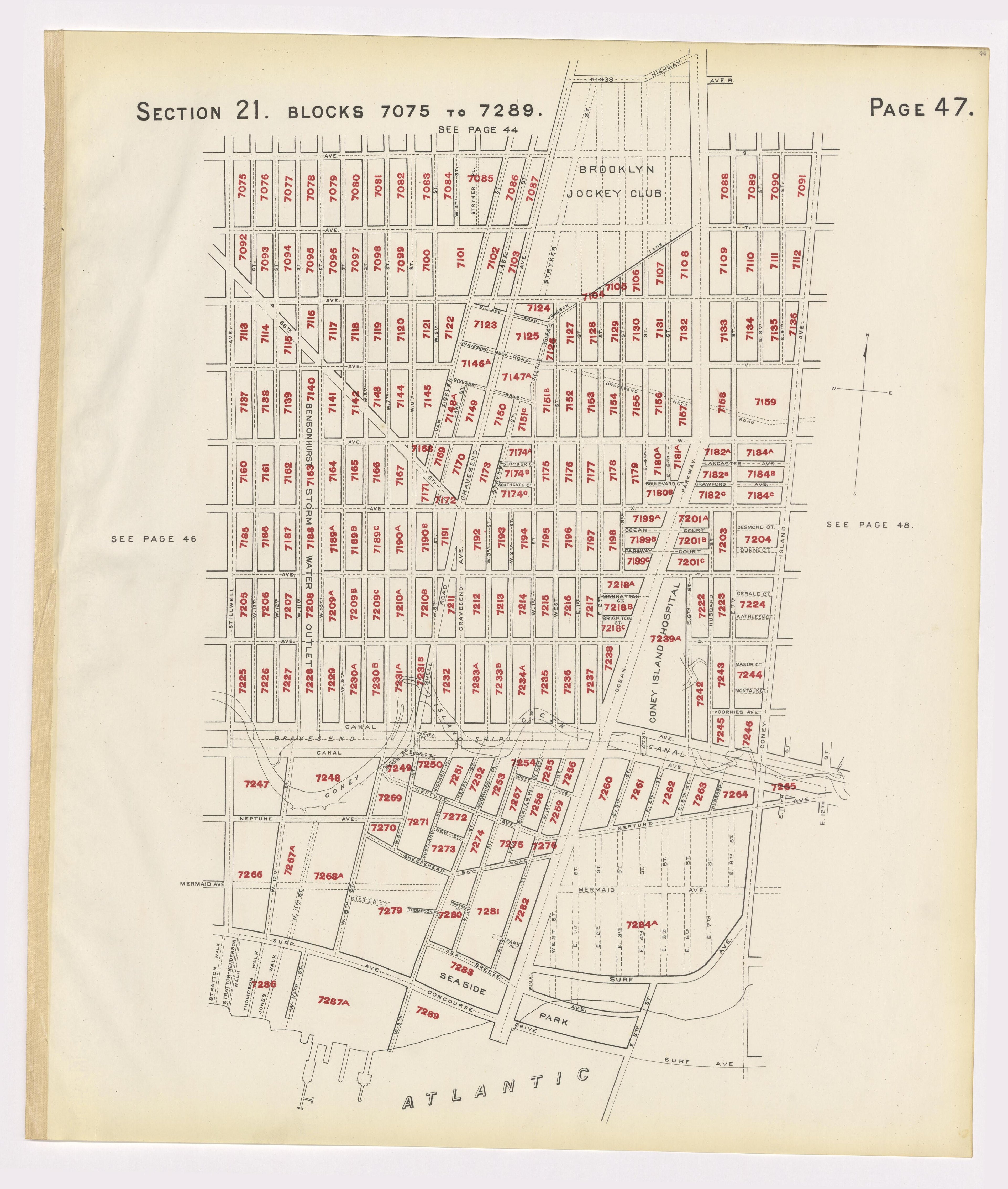 Image 51 of the Land Map of the County of Kings, State of New York 1911 to 1920, Inclusive from the Land Map of the County of Kings, State of New York 1911 to 1920, Inclusive 1910 by Relic Map Company