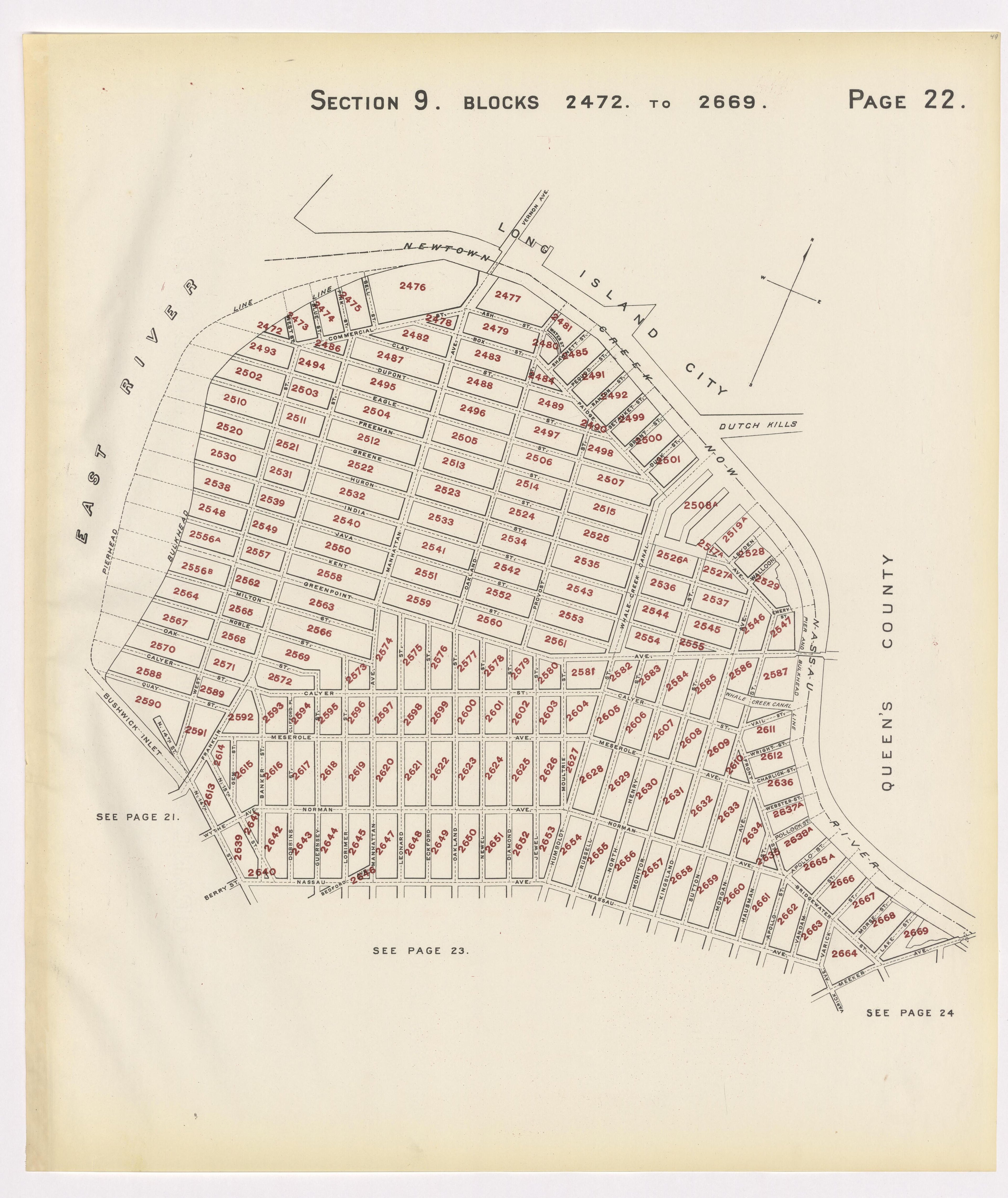 Image 26 of the Land Map of the County of Kings, State of New York 1911 to 1920, Inclusive from the Land Map of the County of Kings, State of New York 1911 to 1920, Inclusive 1910 by Relic Map Company