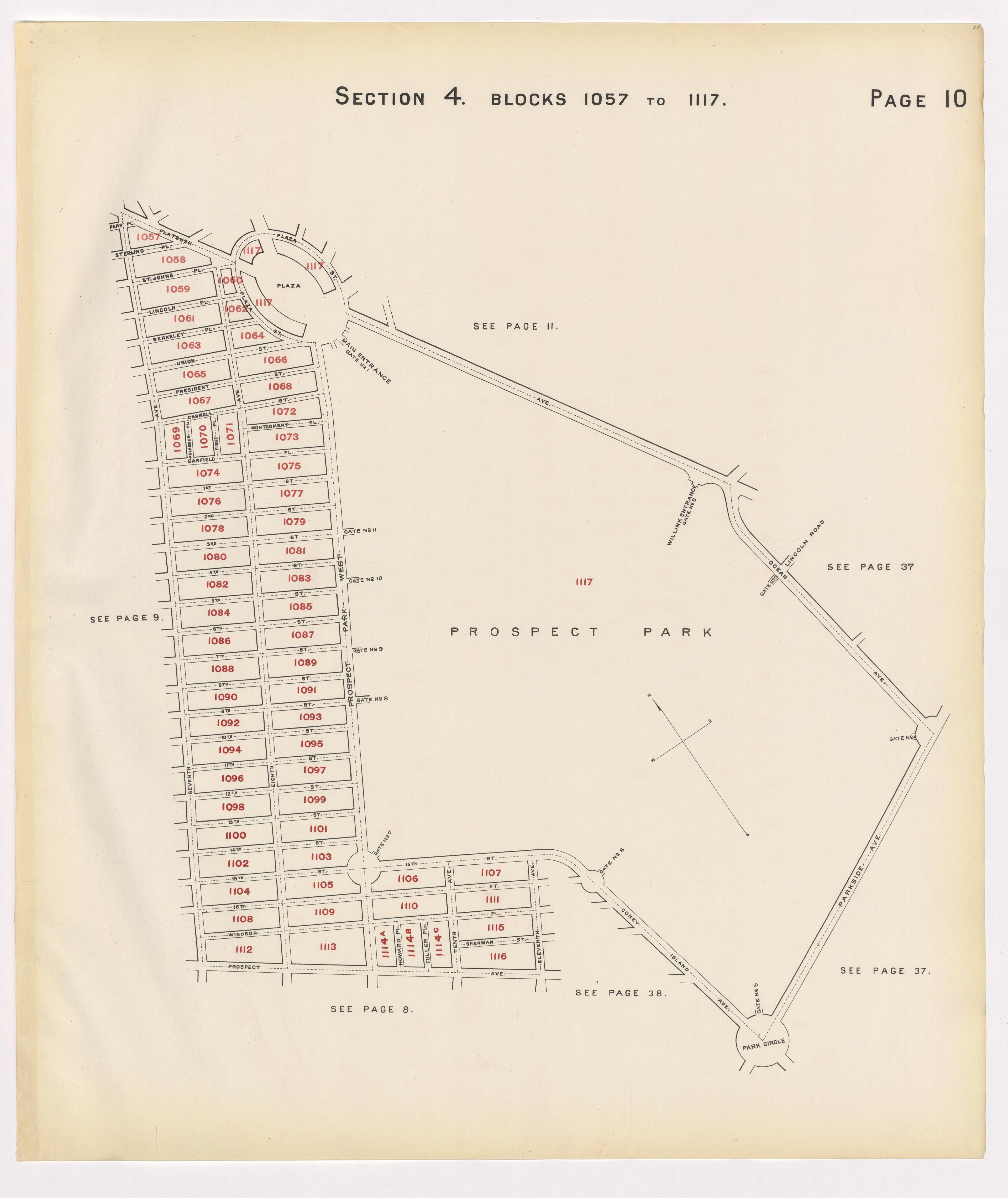 Image 14 of the Land Map of the County of Kings, State of New York 1911 to 1920, Inclusive from the Land Map of the County of Kings, State of New York 1911 to 1920, Inclusive 1910 by Relic Map Company