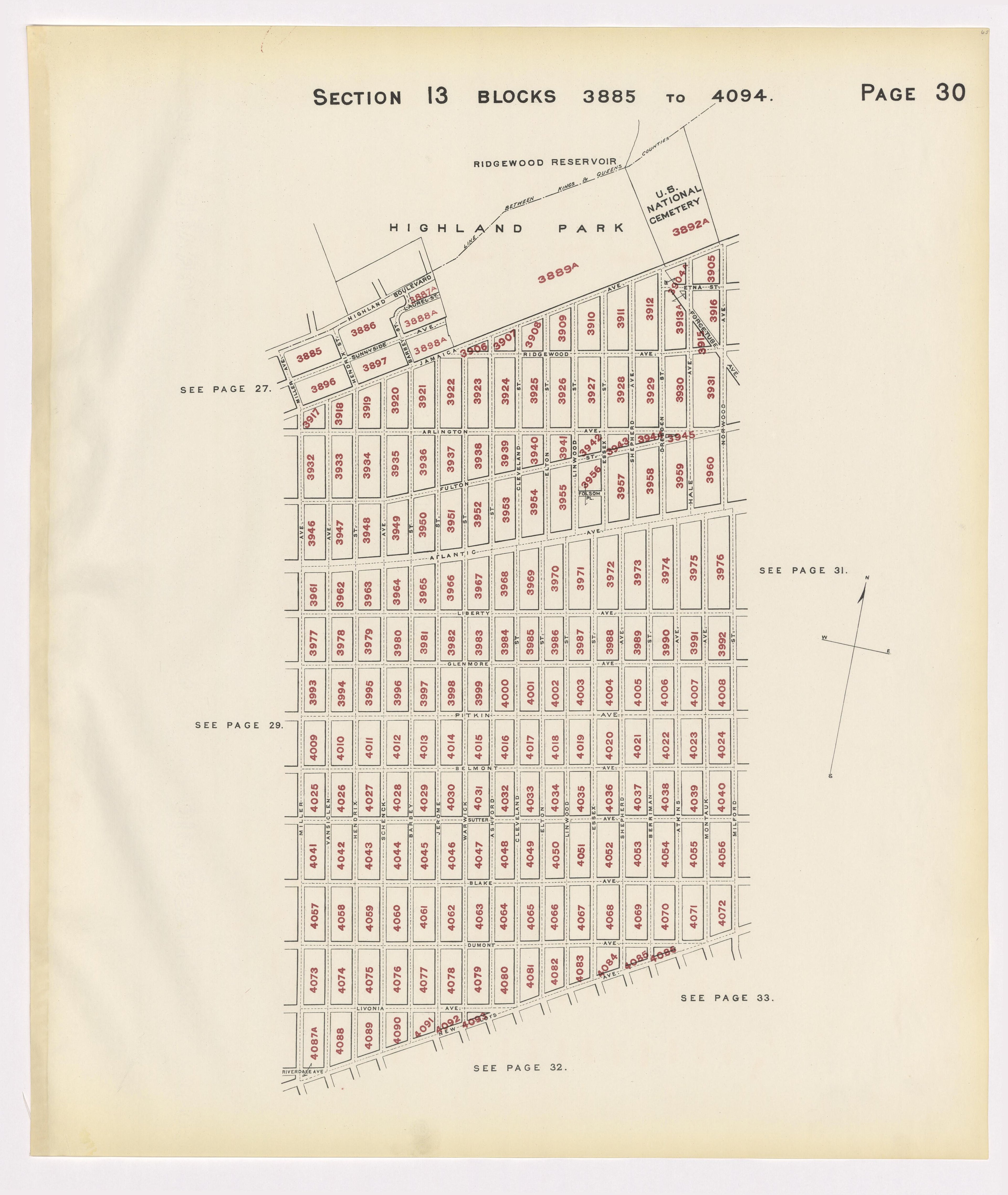 Image 34 of the Land Map of the County of Kings, State of New York 1911 to 1920, Inclusive from the Land Map of the County of Kings, State of New York 1911 to 1920, Inclusive 1910 by Relic Map Company