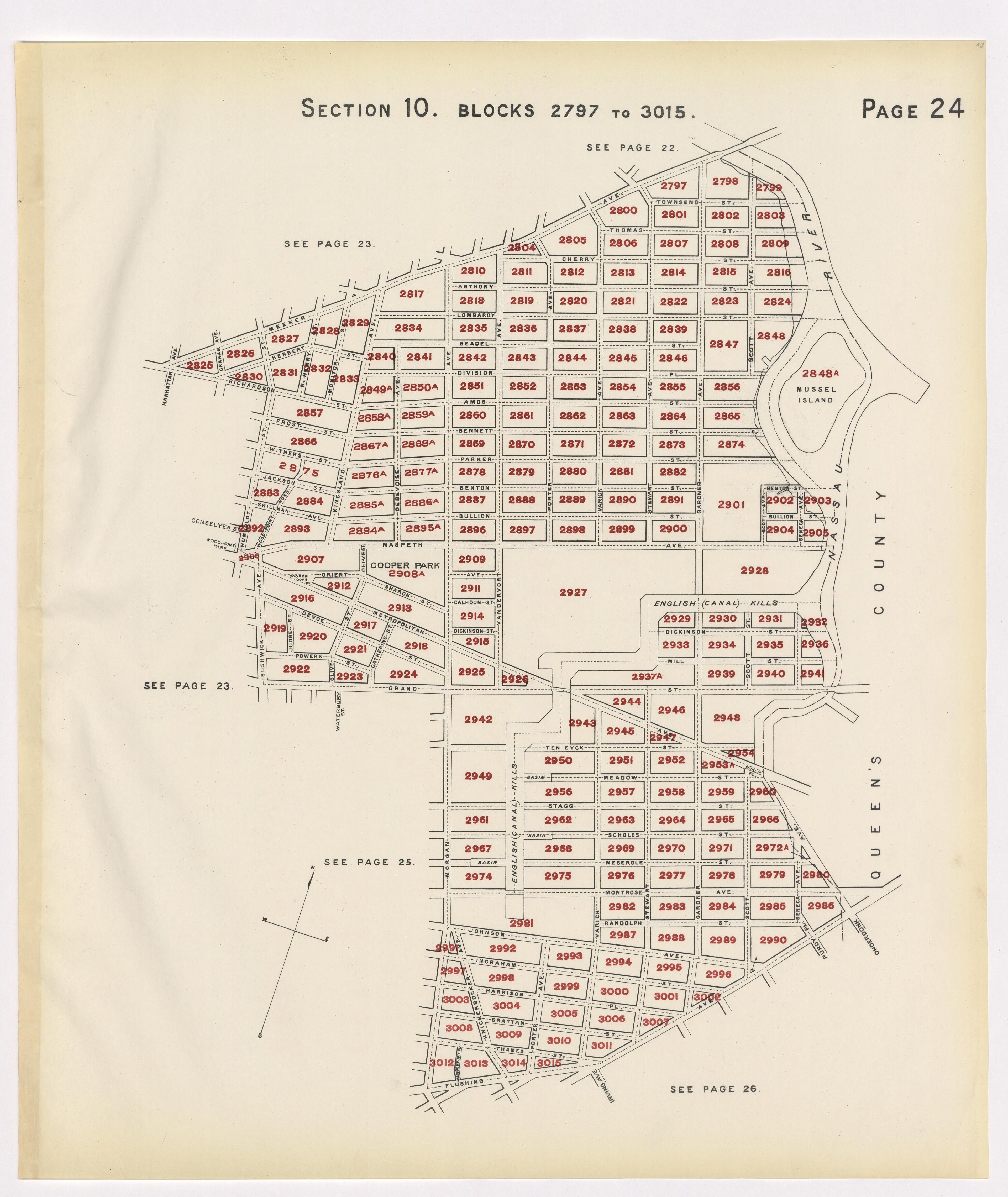Image 28 of the Land Map of the County of Kings, State of New York 1911 to 1920, Inclusive from the Land Map of the County of Kings, State of New York 1911 to 1920, Inclusive 1910 by Relic Map Company
