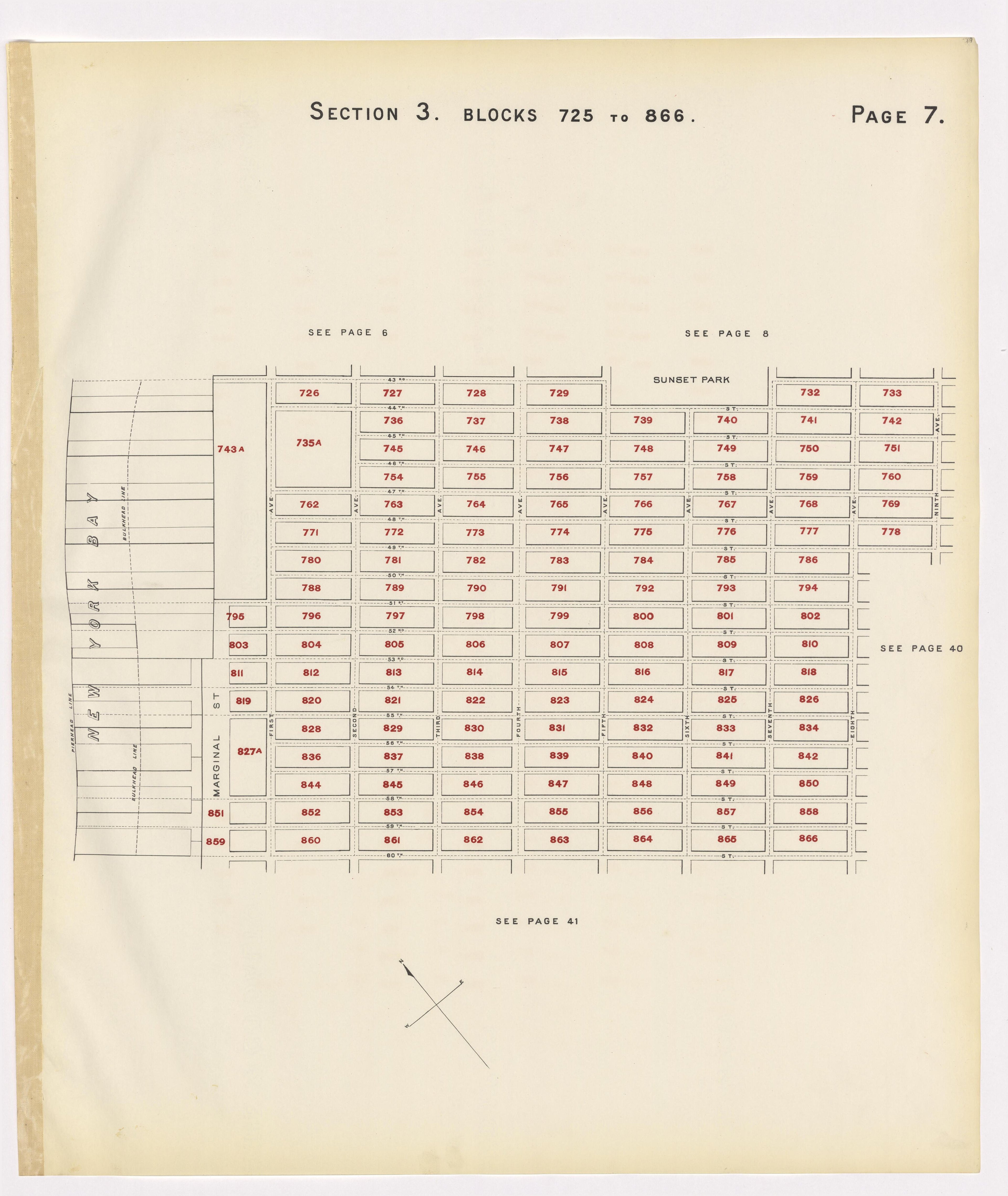 Image 11 of the Land Map of the County of Kings, State of New York 1911 to 1920, Inclusive from the Land Map of the County of Kings, State of New York 1911 to 1920, Inclusive 1910 by Relic Map Company