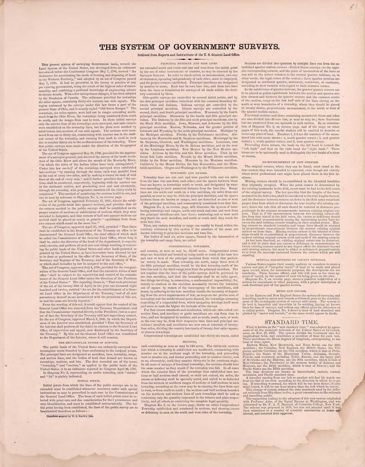 The System of Government Surveys from Plat Book of St. Charles County, Missouri : Compiled from County Records and Actual Surveys 1905 by Relic Map Company