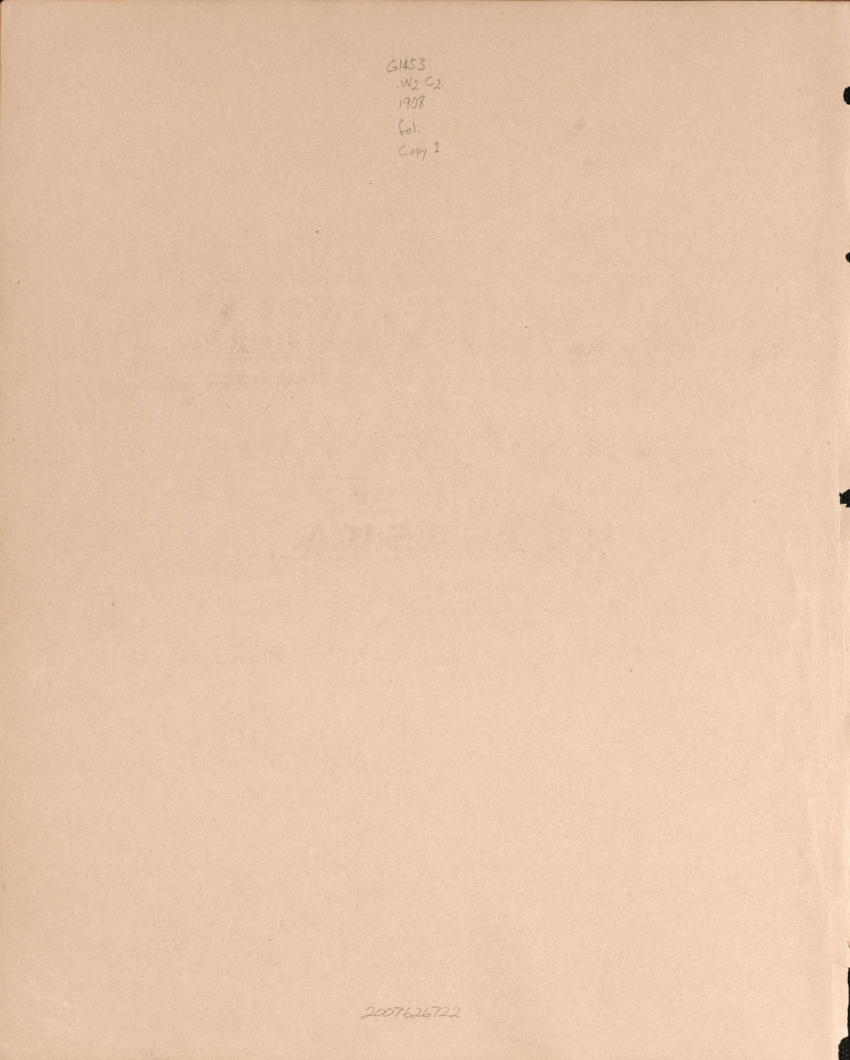 Endpage from Plat Book of Washington County, Nebraska : Containing Carefully Prepared Township Plats, Village Plats, Analysis of U.S. Land System, State, United States and World Maps : Illustrated 1908 by Relic Map Company