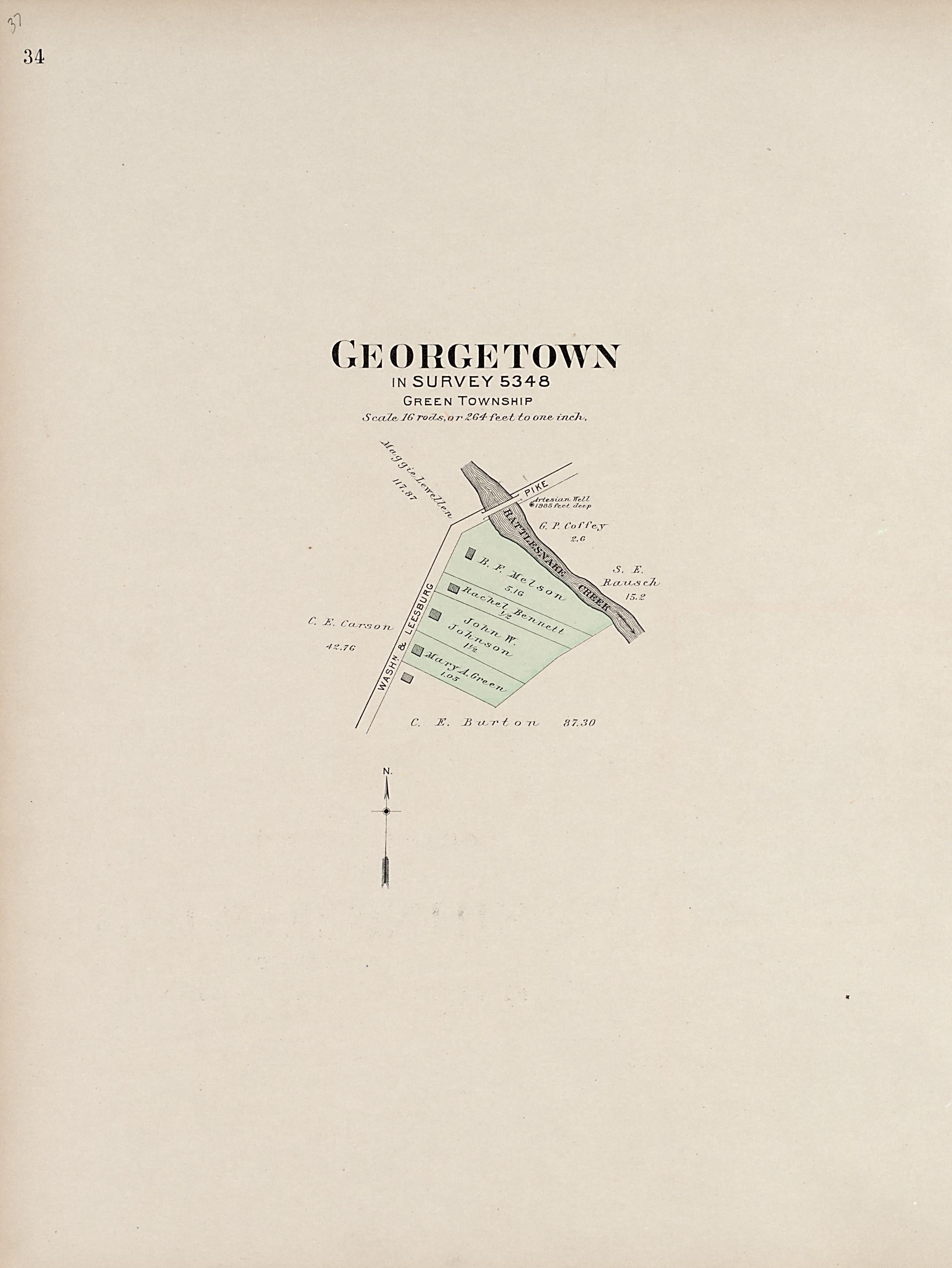 This old map of Fayette County, Ohio, was created by North West Publishing Co|Volk, Albert in 1913