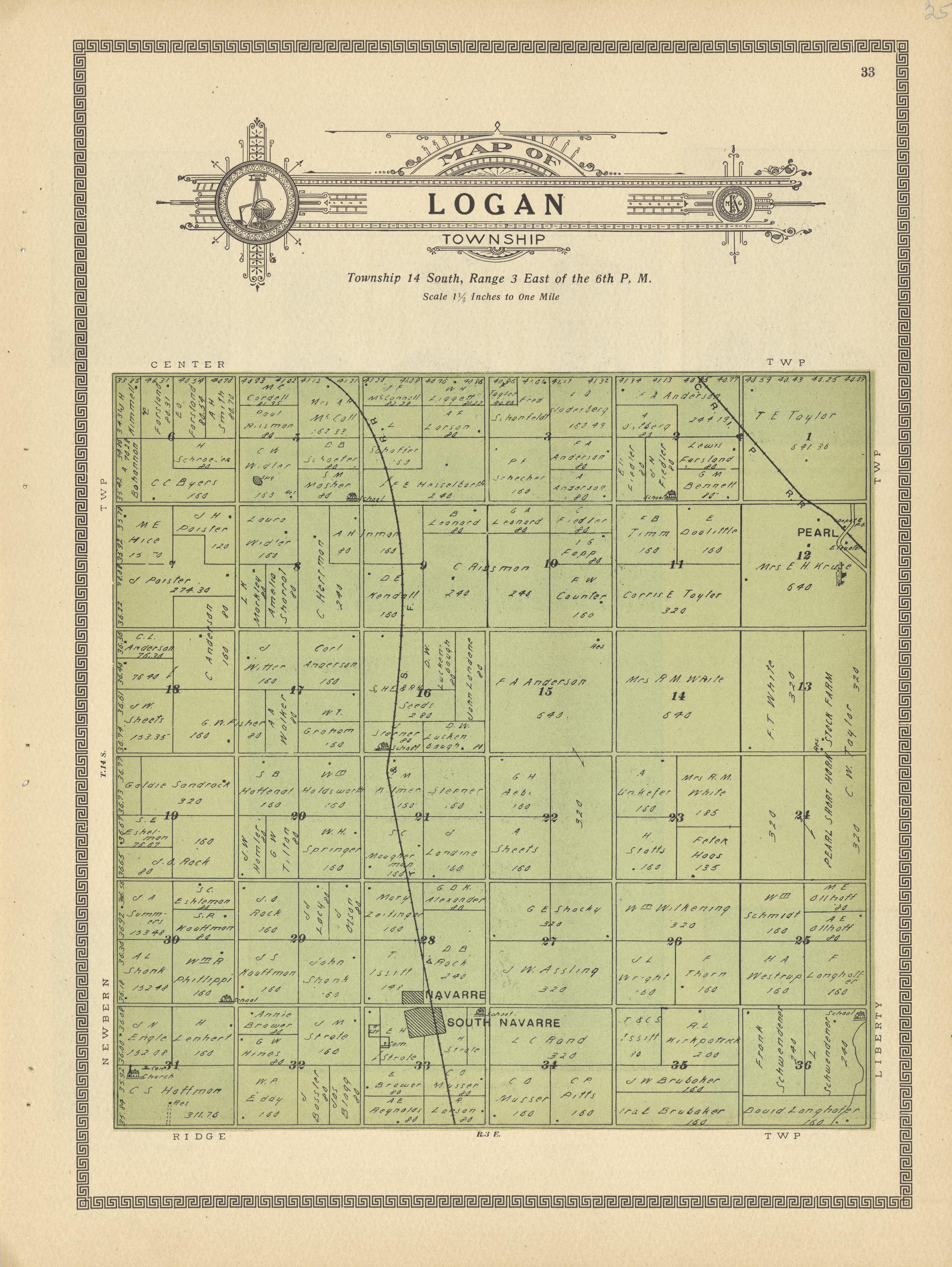 This old map of Dickinson County, Kansas, was created by Capper, Arthur|Kenyon Company (Des Moines, Iowa) in 1909