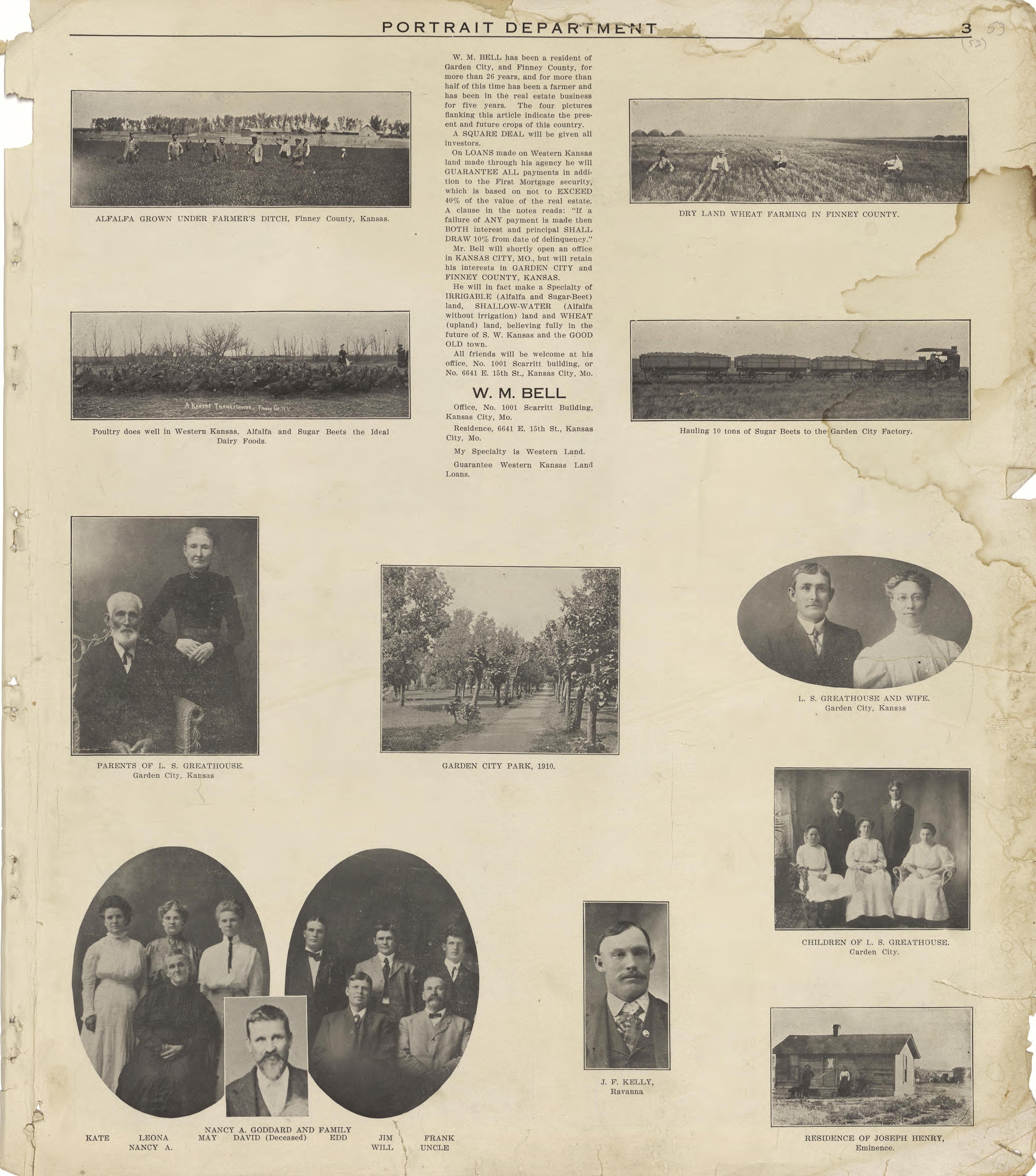 This old map of Finney County, Kansas, was created by Western Publishing Co. (Ashland, Kan.) in 1911