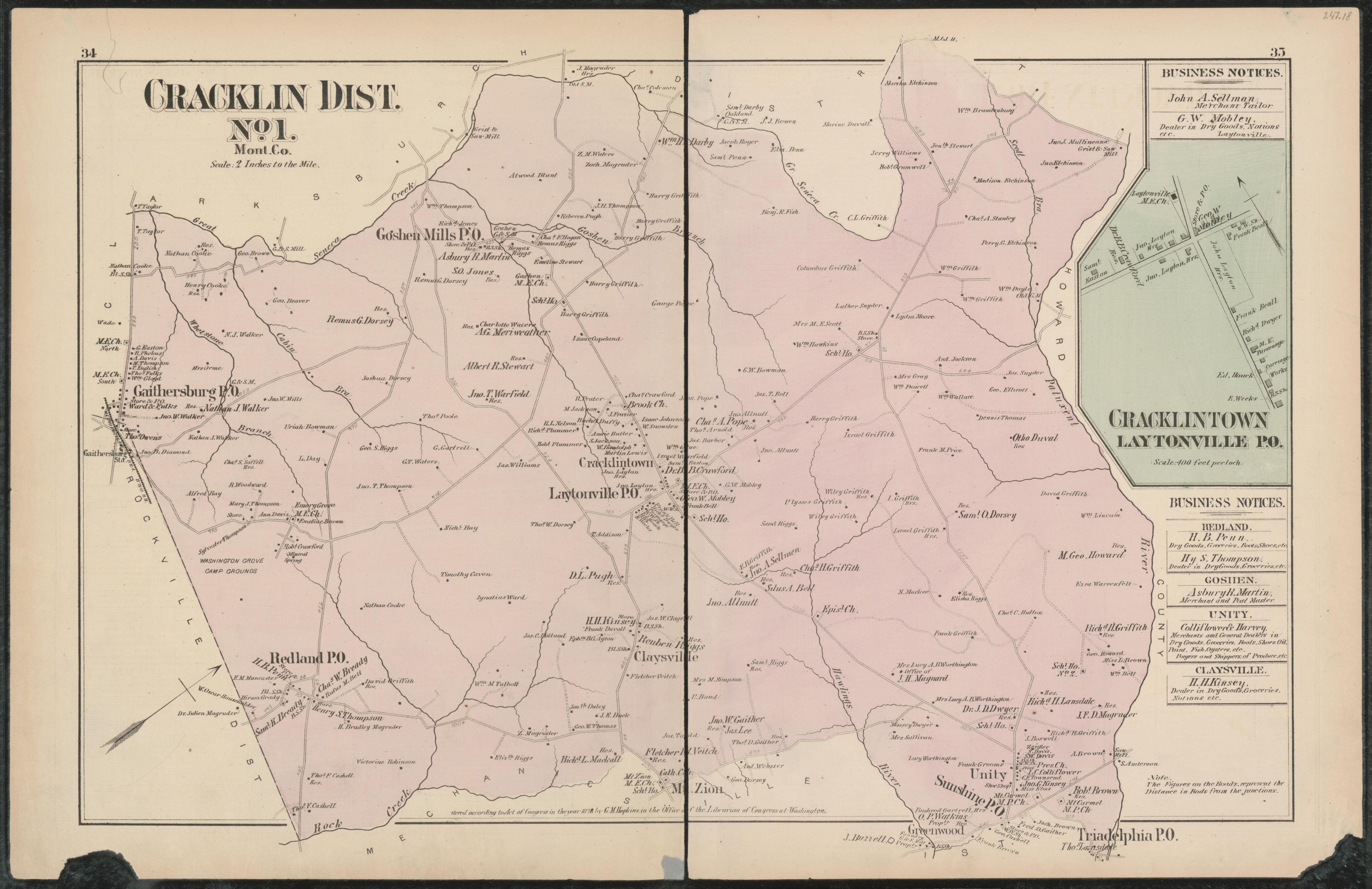 Image 22 of Atlas of Fifteen Miles Around Washington, Including the Counties of Fairfax and Alexandria, Virginia (maps Only) from Atlas of Fifteen Miles Around Washington, Including the Counties of Fairfax and Alexandria, Virginia 1879 by Relic Map Company