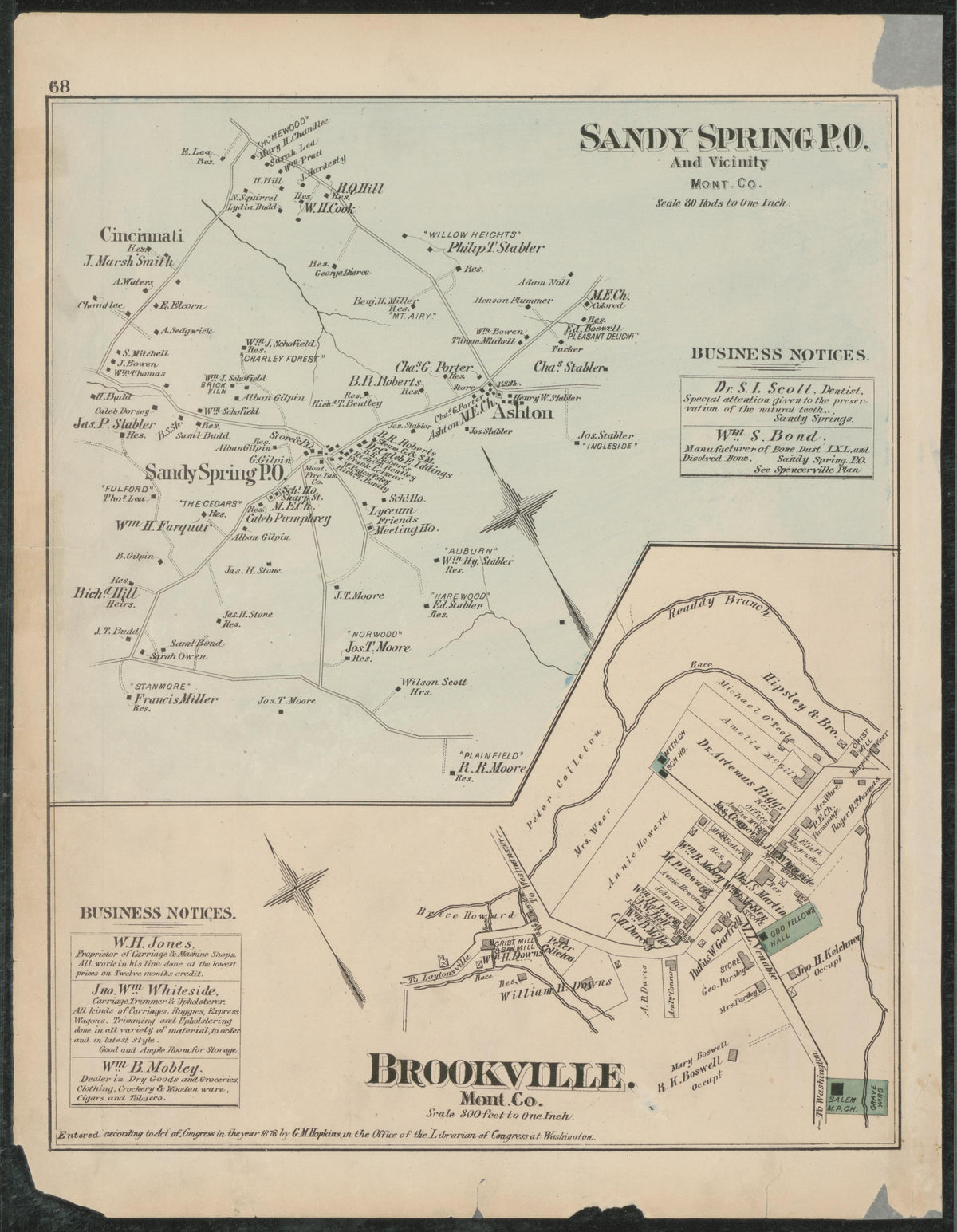 Image 47 of Atlas of Fifteen Miles Around Washington, Including the Counties of Fairfax and Alexandria, Virginia (maps Only) from Atlas of Fifteen Miles Around Washington, Including the Counties of Fairfax and Alexandria, Virginia 1879 by Relic Map Company