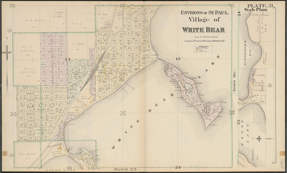 Image 24 of Atlas of the Enirons of St. Paul (maps Only) from Atlas of the Enirons of St. Paul : Including the Whole of Ramsey County, Minnesota 1886 by Relic Map Company