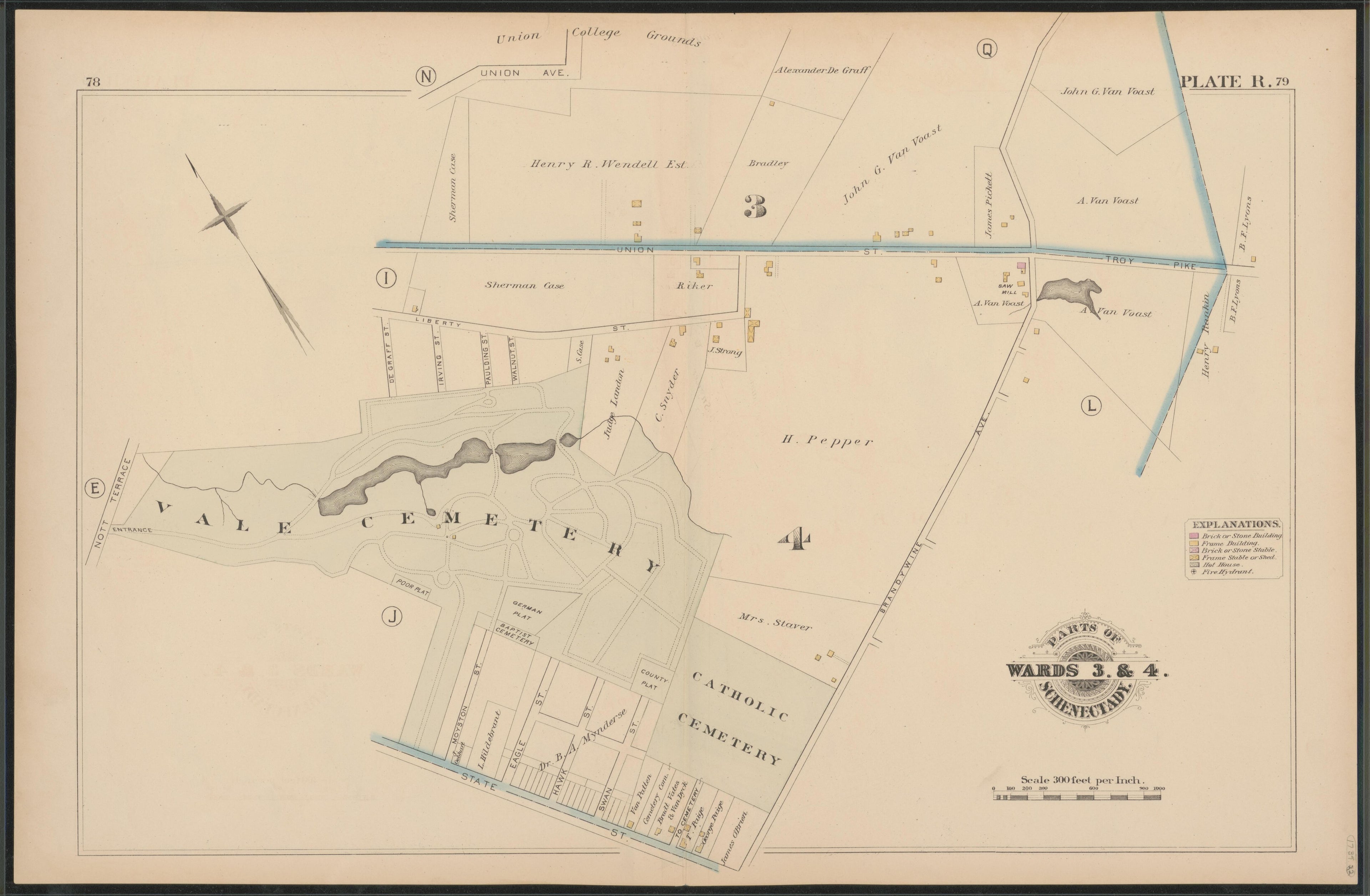 Image 22 of City Atlas of Schenectady, N.Y. (maps Only) from City Atlas of Schenectady, N.Y. : from Official Records, Private Plans and Actual Surveys 1880 by Relic Map Company