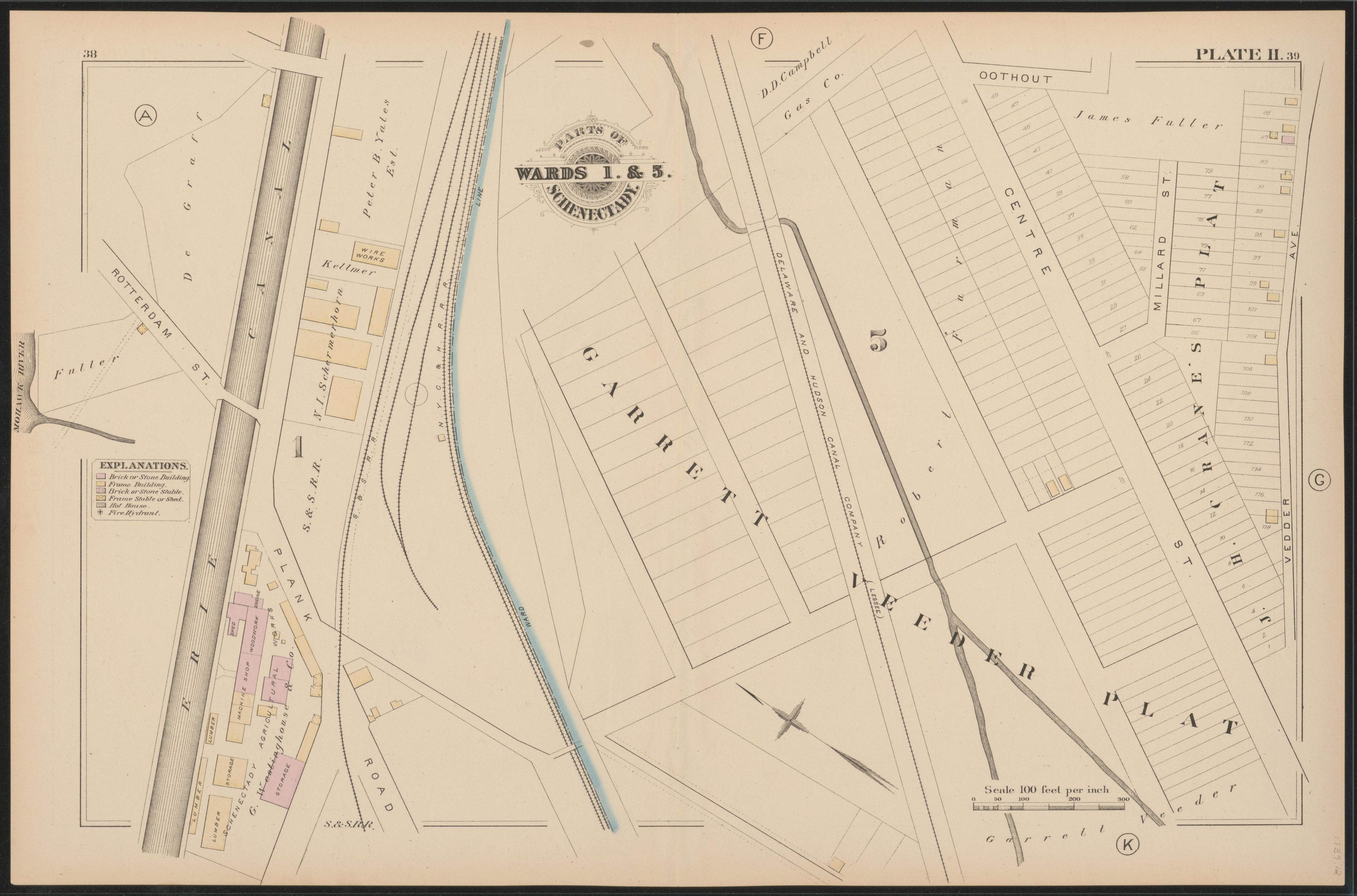 Image 12 of City Atlas of Schenectady, N.Y. (maps Only) from City Atlas of Schenectady, N.Y. : from Official Records, Private Plans and Actual Surveys 1880 by Relic Map Company
