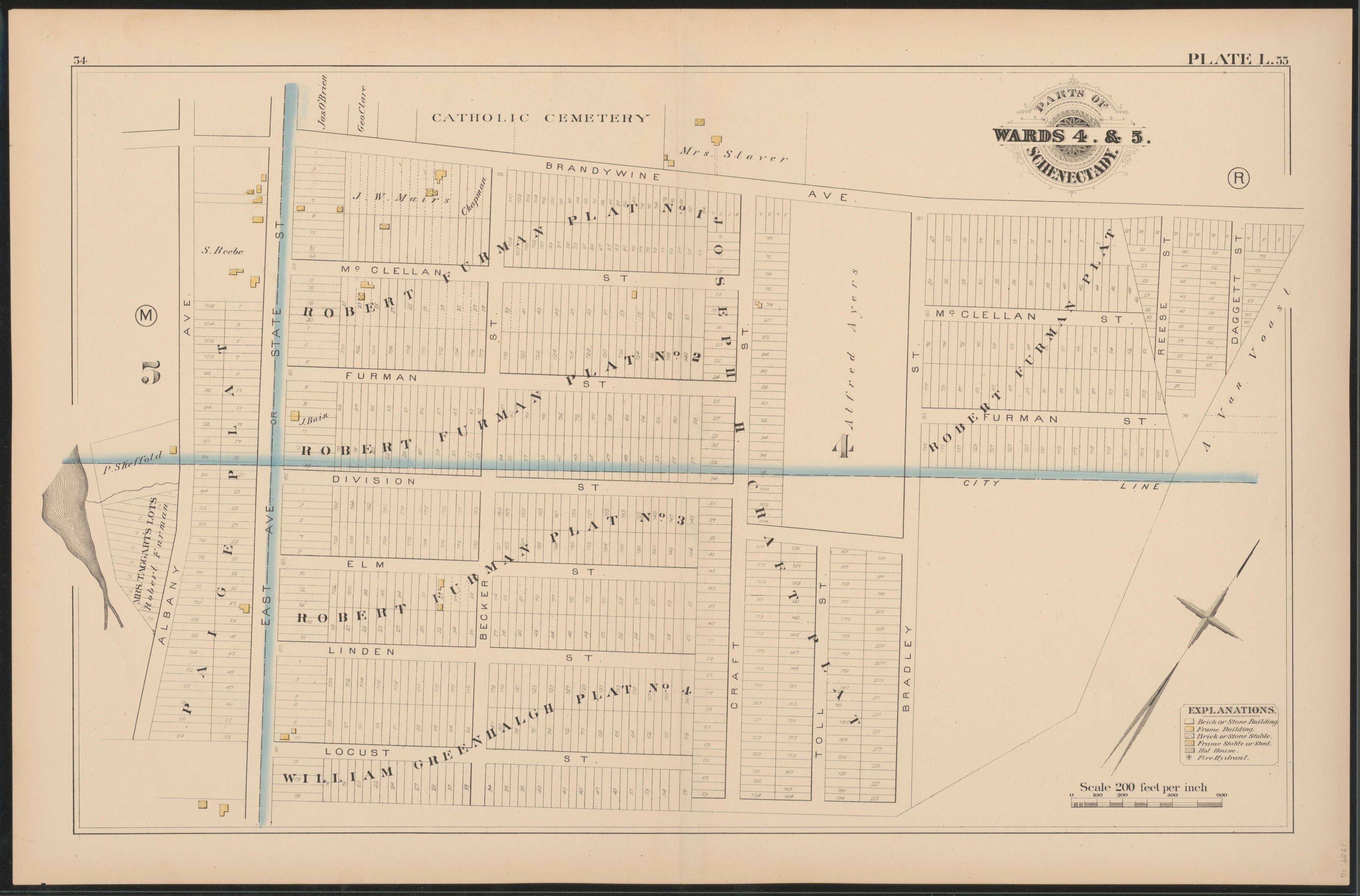 Image 16 of City Atlas of Schenectady, N.Y. (maps Only) from City Atlas of Schenectady, N.Y. : from Official Records, Private Plans and Actual Surveys 1880 by Relic Map Company