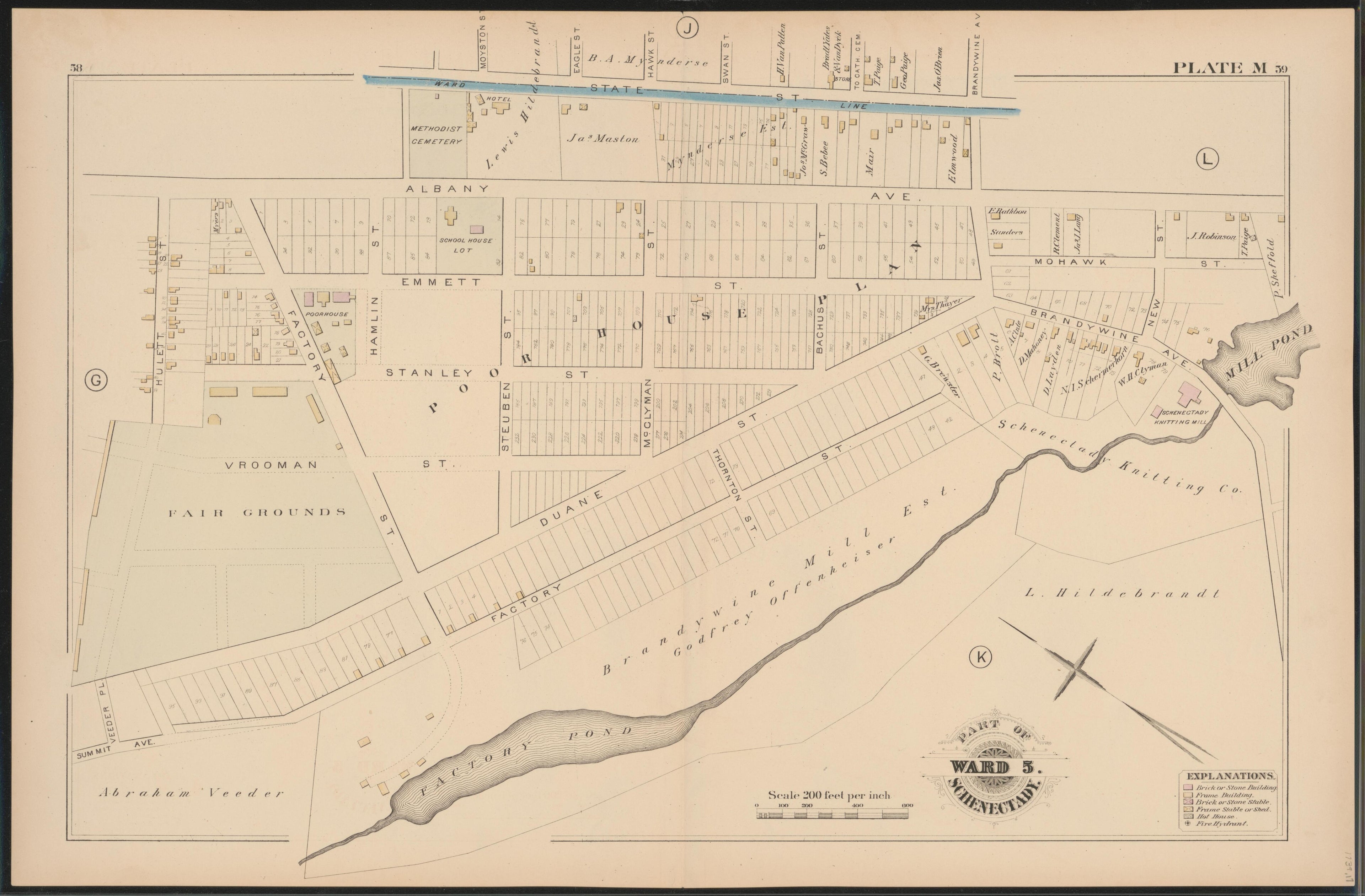 Image 17 of City Atlas of Schenectady, N.Y. (maps Only) from City Atlas of Schenectady, N.Y. : from Official Records, Private Plans and Actual Surveys 1880 by Relic Map Company