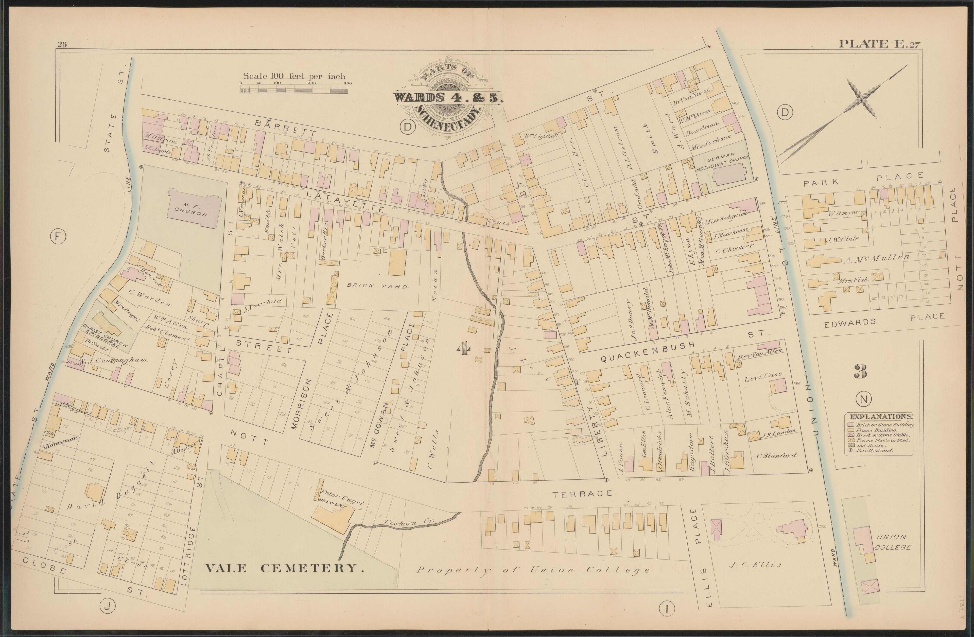 Image 9 of City Atlas of Schenectady, N.Y. (maps Only) from City Atlas of Schenectady, N.Y. : from Official Records, Private Plans and Actual Surveys 1880 by Relic Map Company