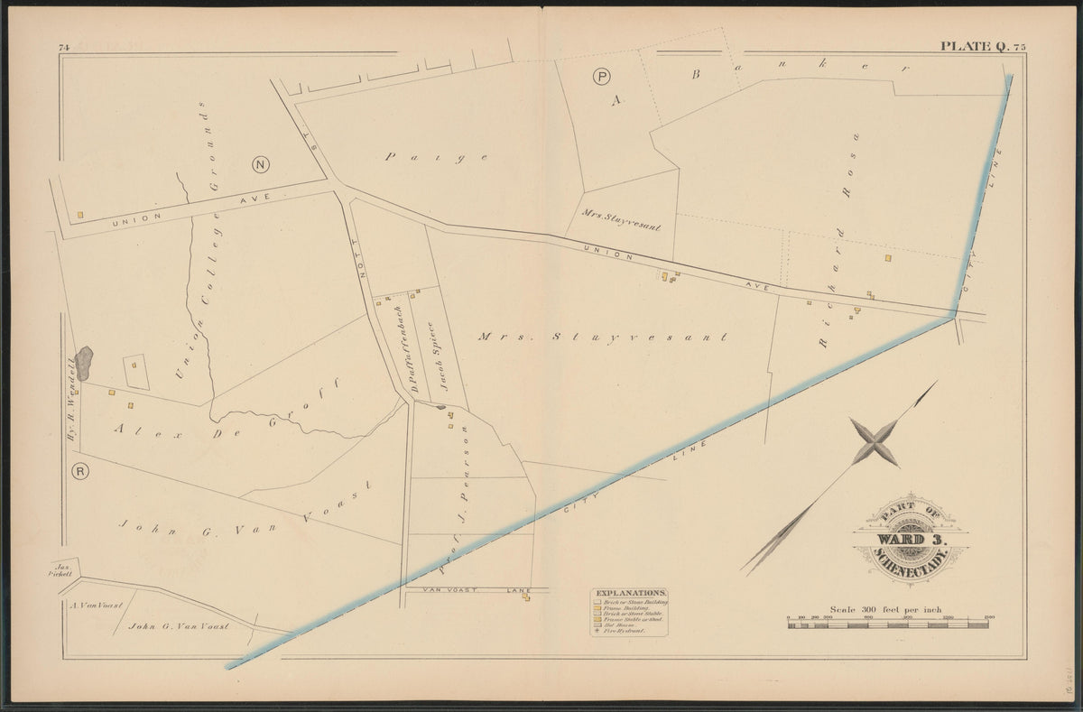 Image 21 of City Atlas of Schenectady, N.Y. (maps Only) from City Atlas of Schenectady, N.Y. : from Official Records, Private Plans and Actual Surveys 1880 by Relic Map Company