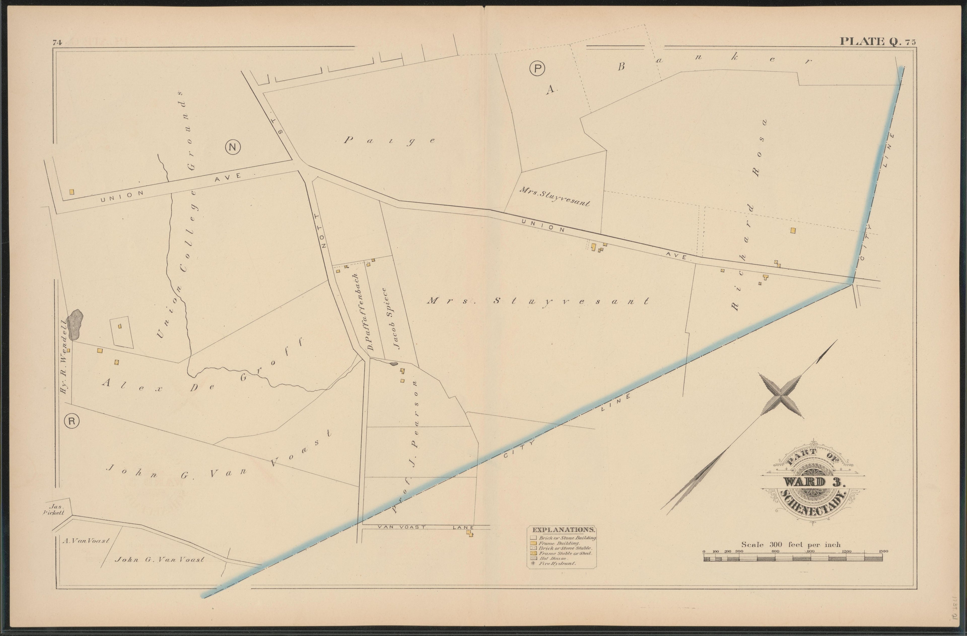 Image 21 of City Atlas of Schenectady, N.Y. (maps Only) from City Atlas of Schenectady, N.Y. : from Official Records, Private Plans and Actual Surveys 1880 by Relic Map Company